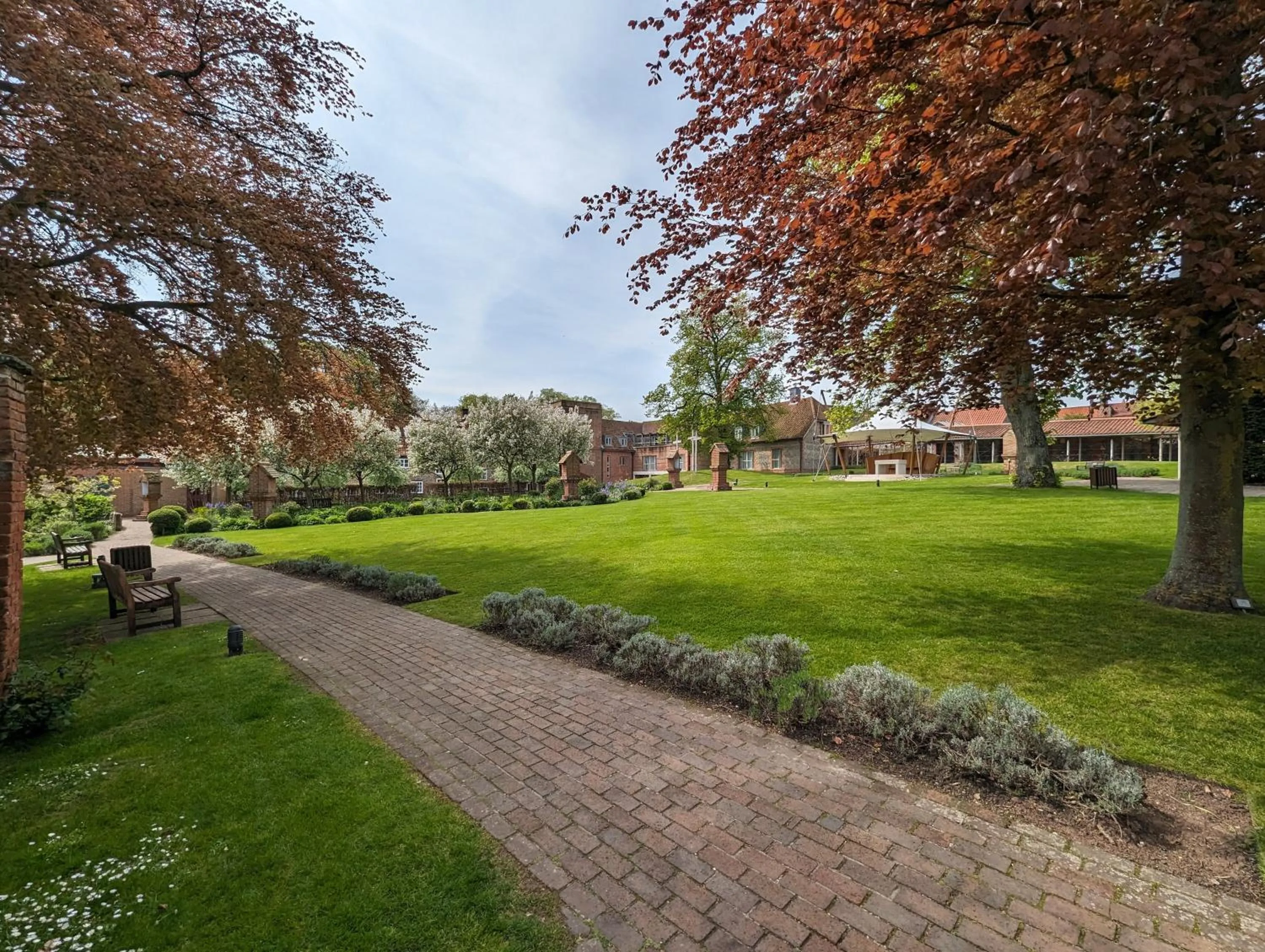 Garden in The Shrine of Our Lady of Walsingham