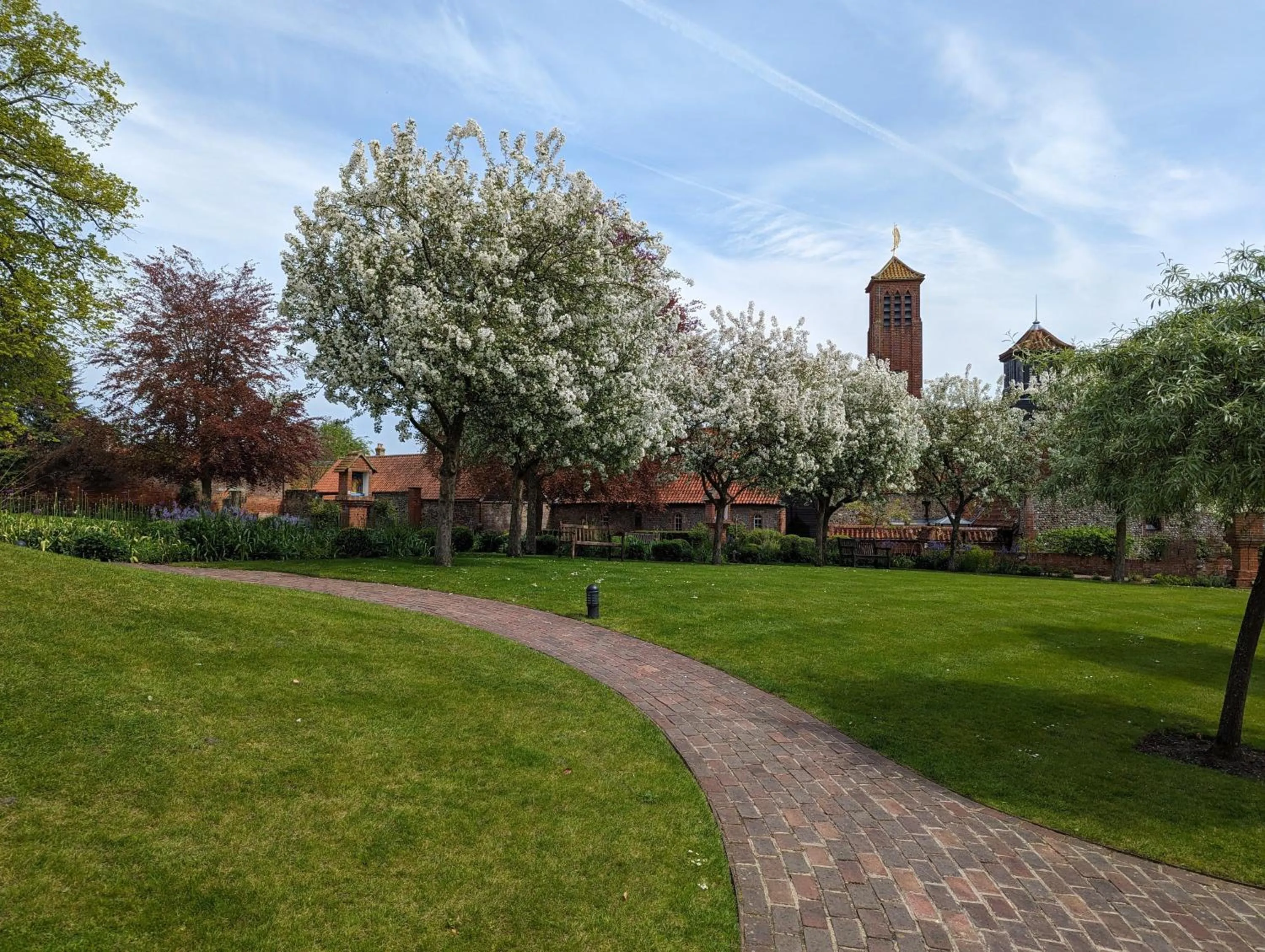 Garden in The Shrine of Our Lady of Walsingham