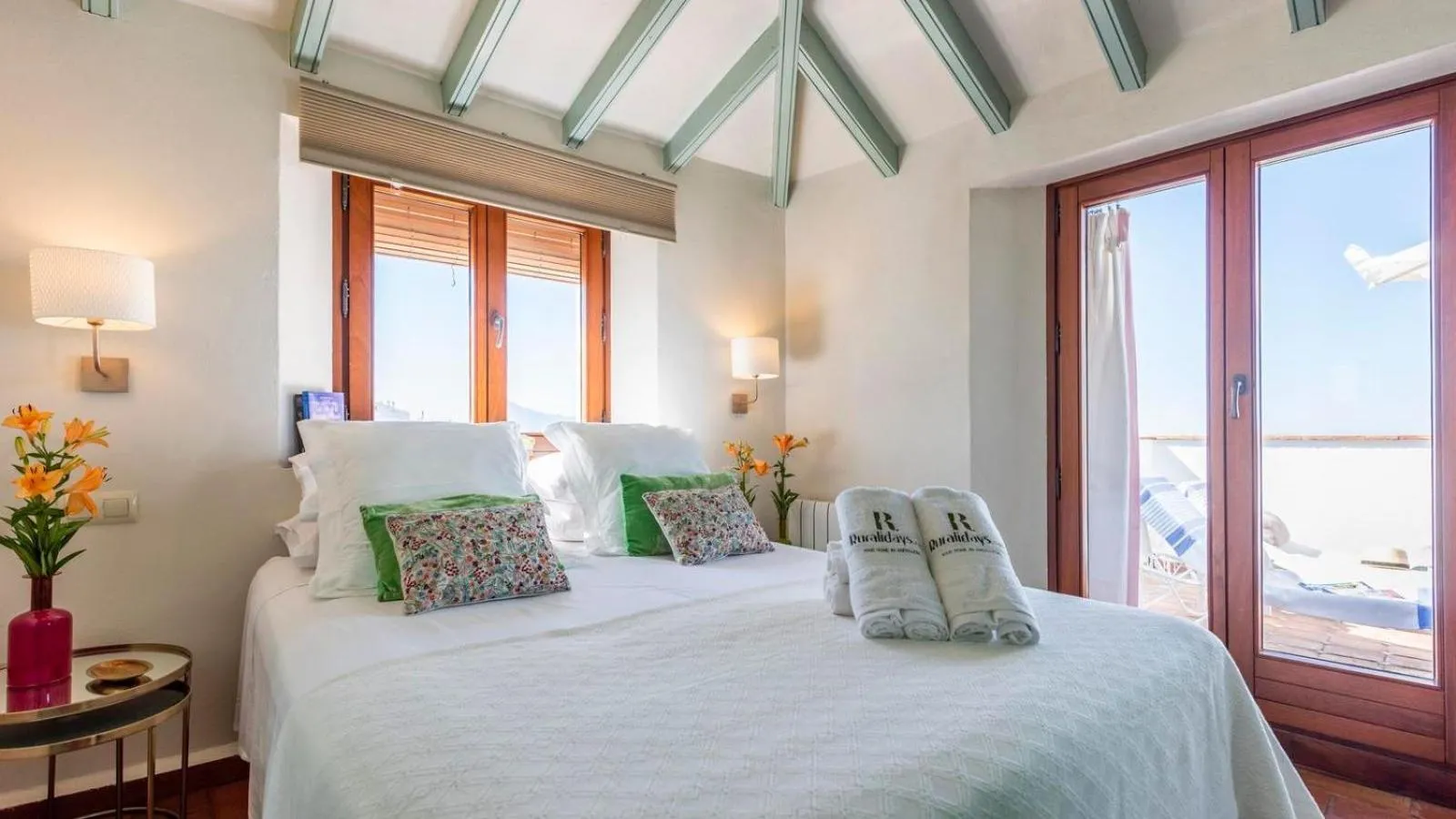 Bedroom, Bed in Atico la Carrasquilla Gaucin by Ruralidays