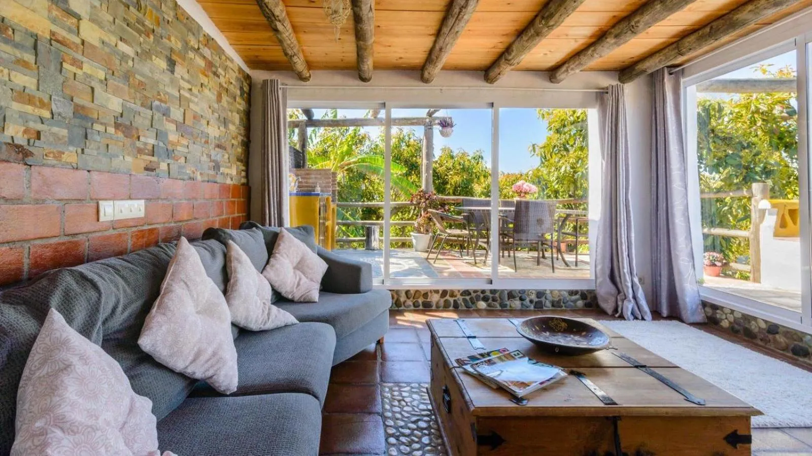 Living room in Villa Javier de Frigiliana by Ruralidays