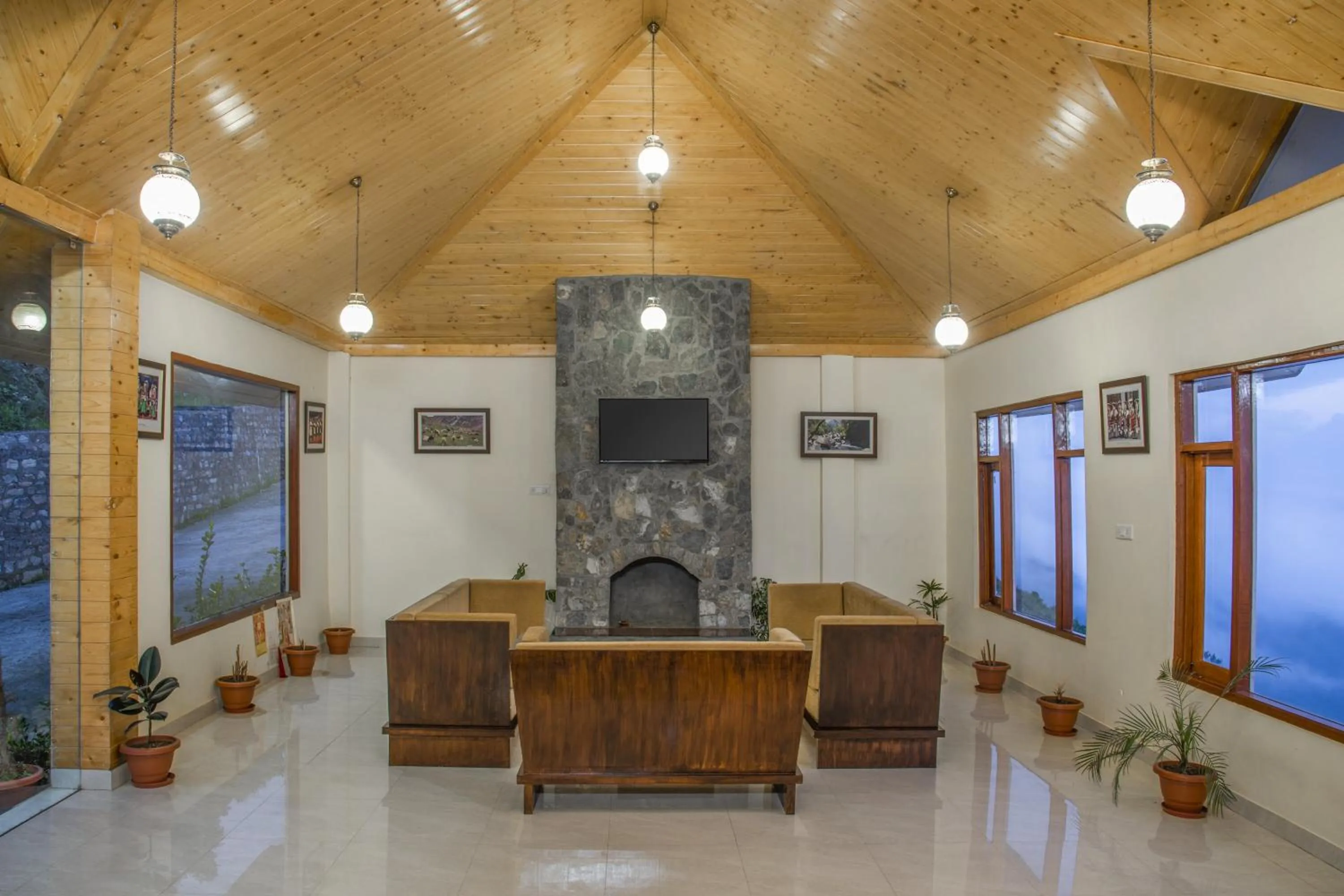 Lobby or reception in Echor - The Koti Village Resort Kufri