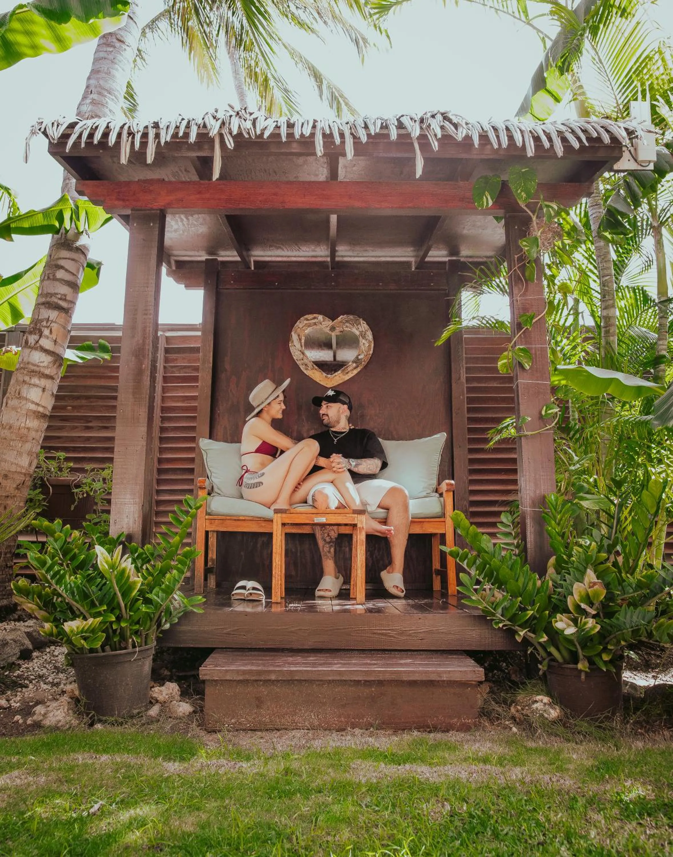 Garden in Manchebo Beach Resort and Spa