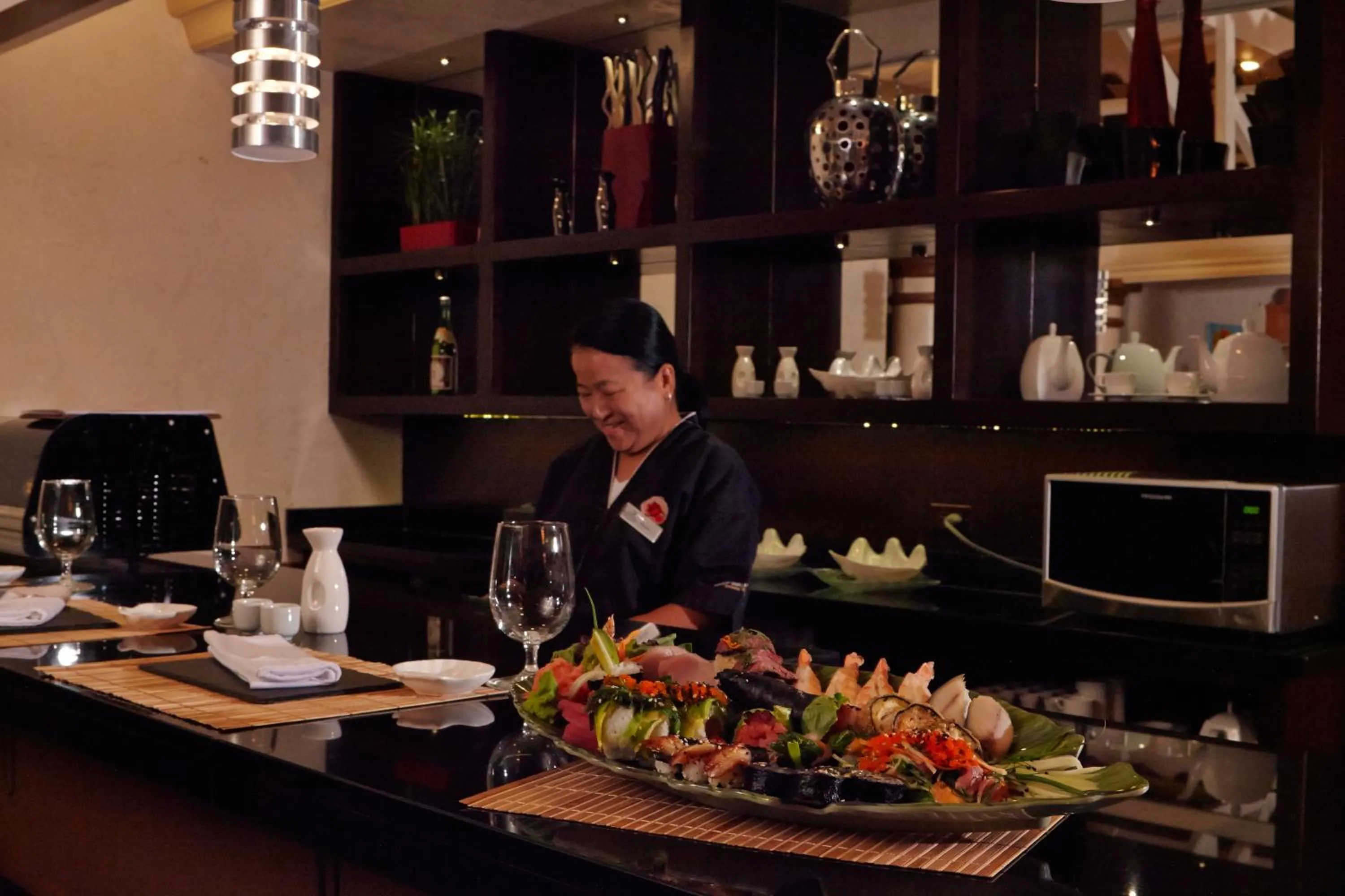 Dining area in Manchebo Beach Resort and Spa