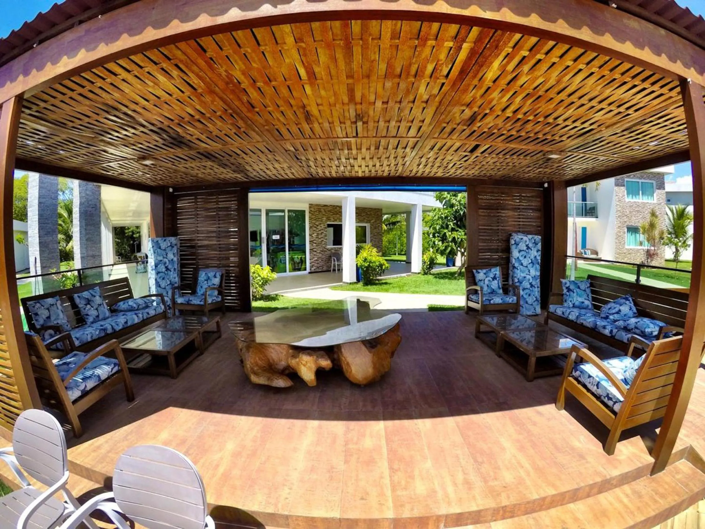 Patio in Pousada Jirituba