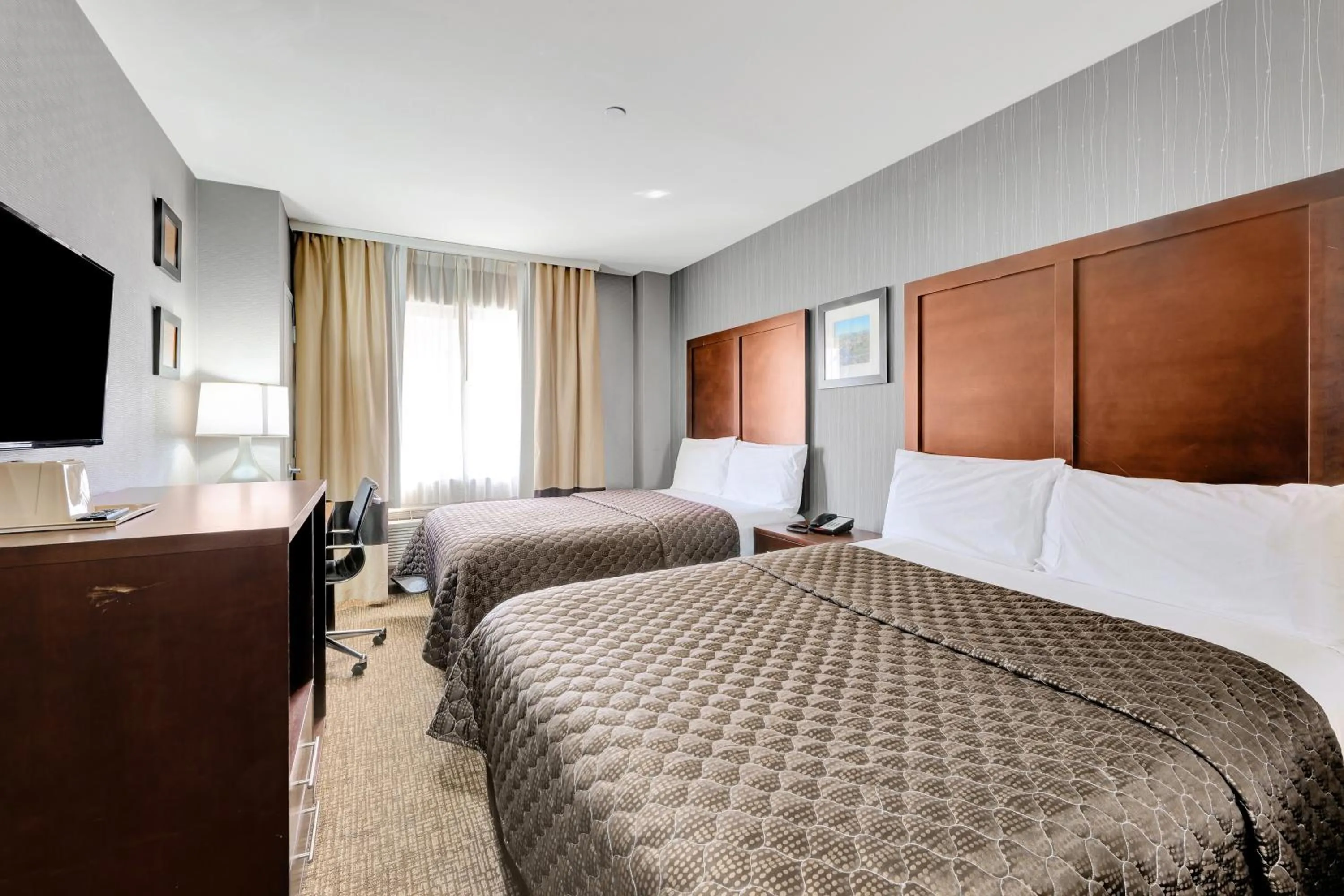 Photo of the whole room, Bed in Hotel Pergola Jamaica JFK