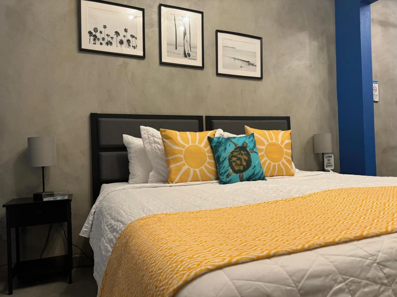 Bed in The Surfing Turtle