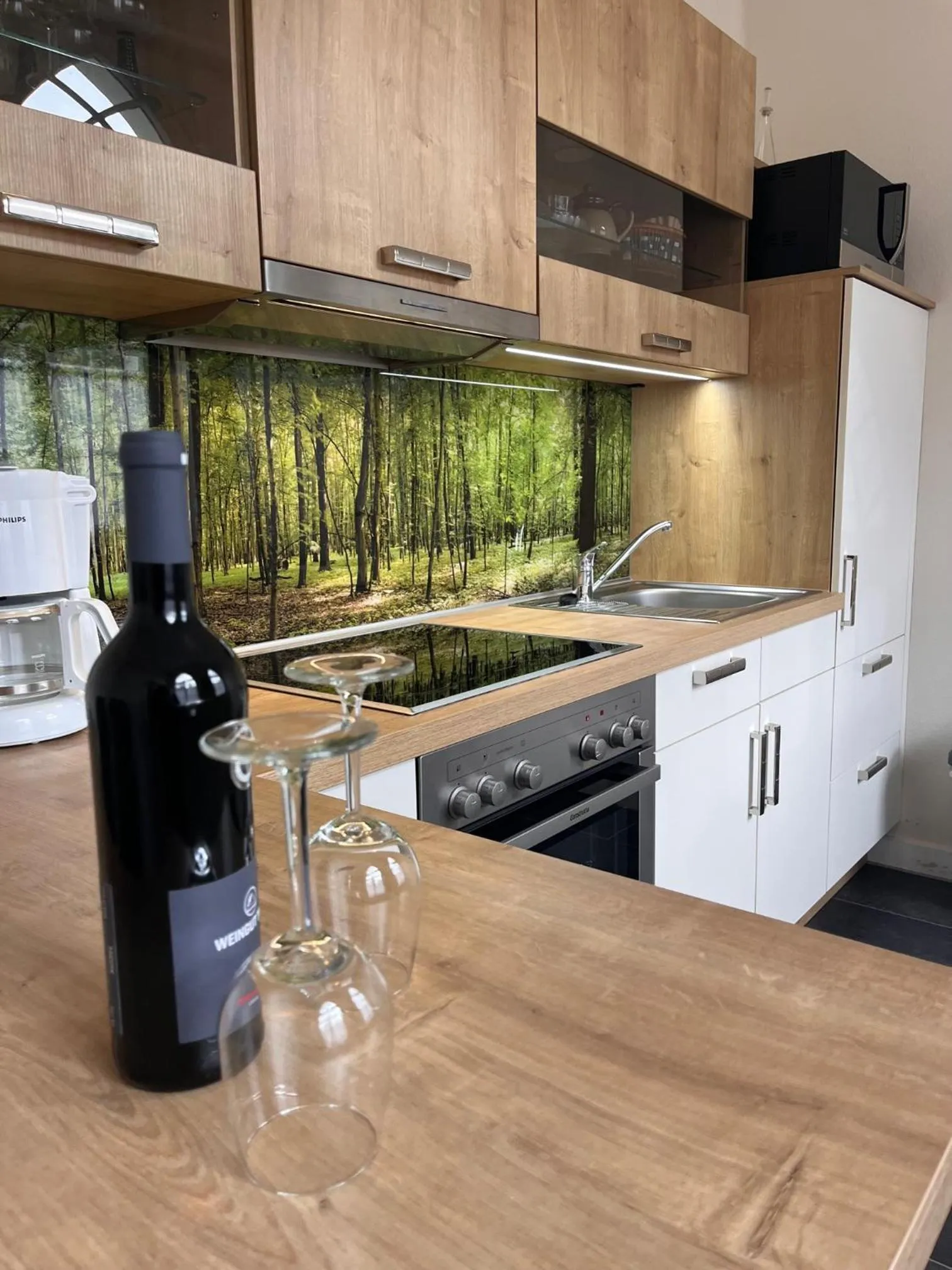 Kitchen or kitchenette in Haus Hohenzollern & Haus 'Ambiente