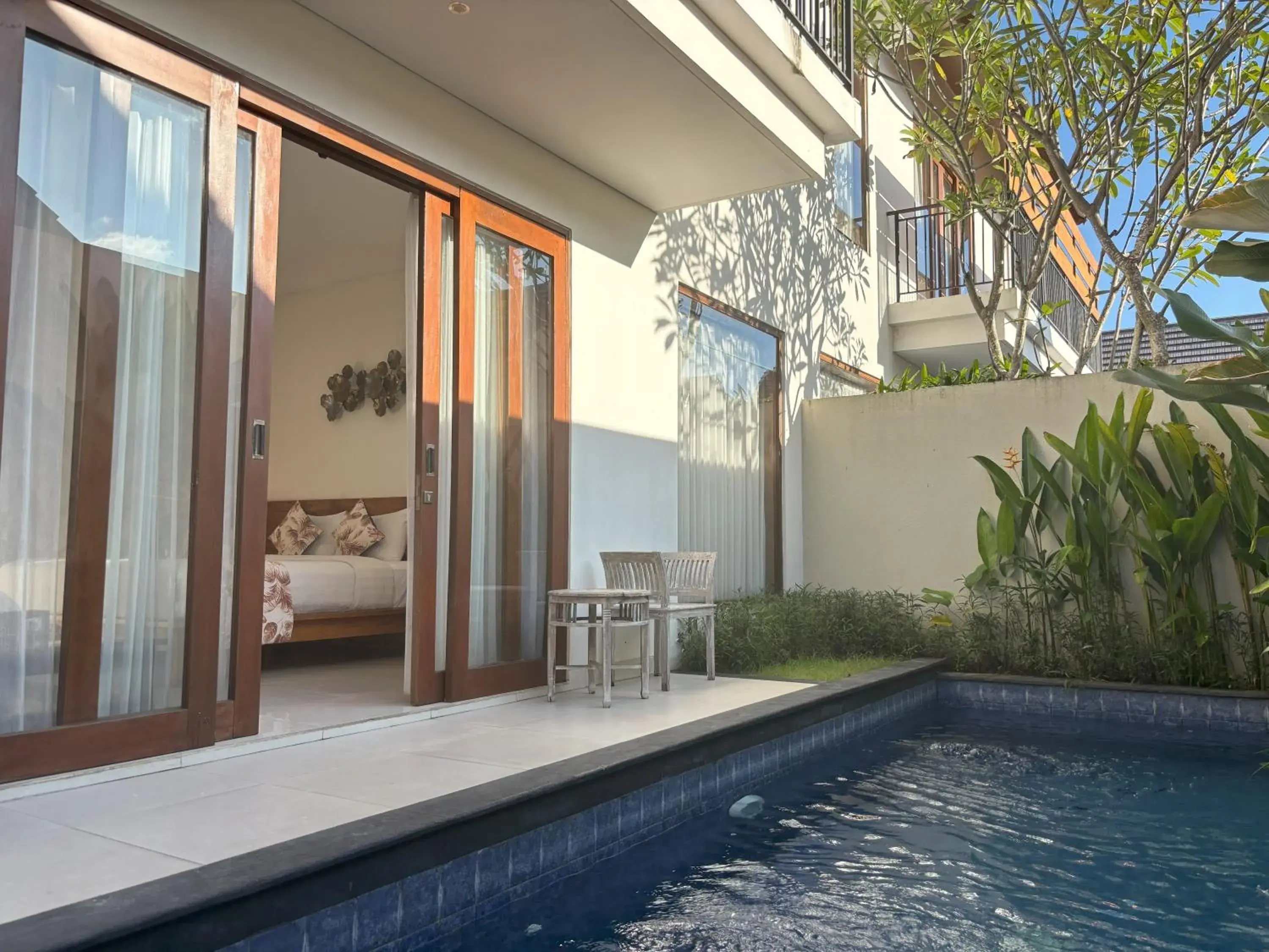 Pool view in The Calna Villa Bali Pool view in The Calna Villa Bali