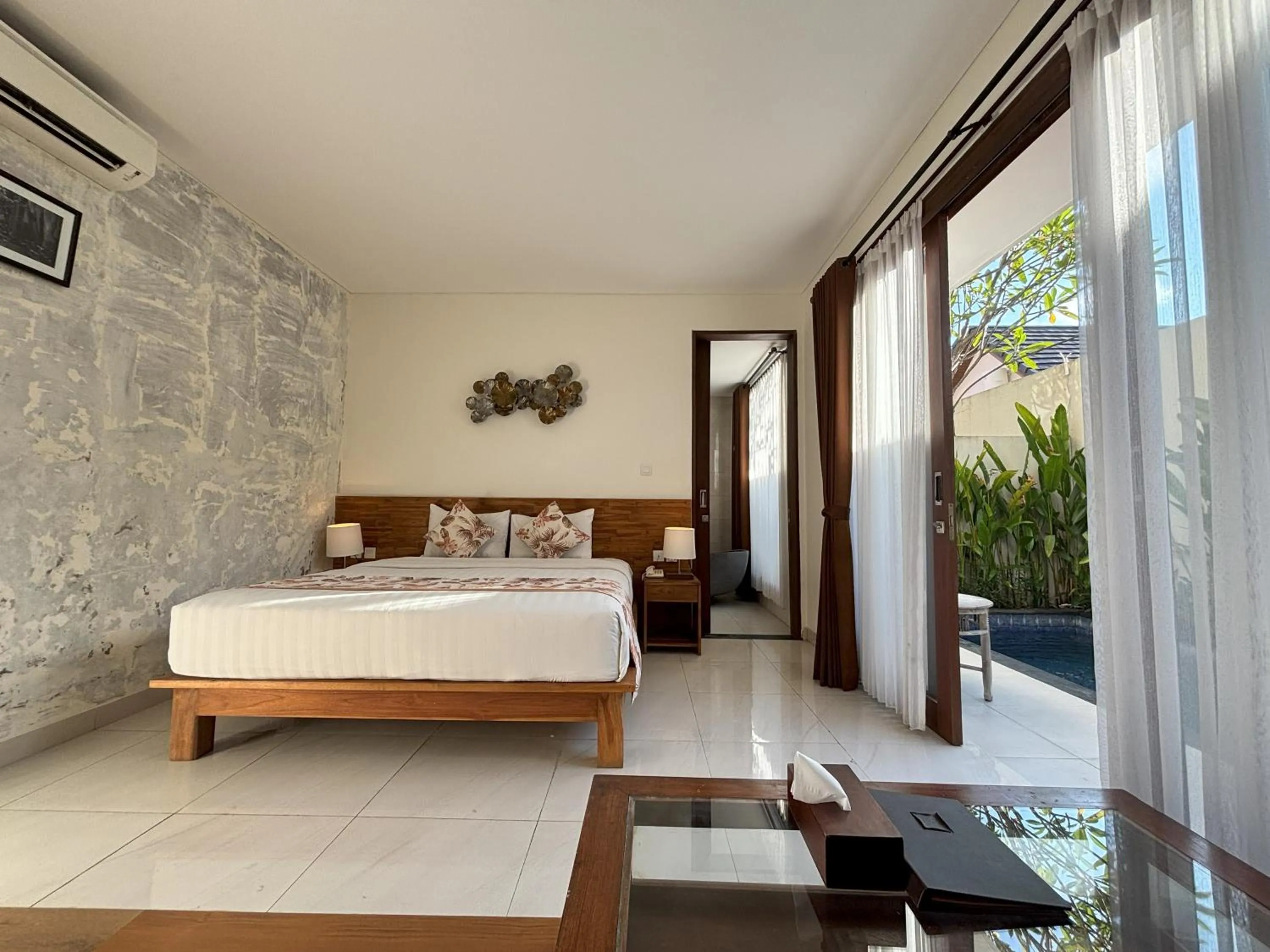 Bedroom, Bed in The Calna Villa Bali