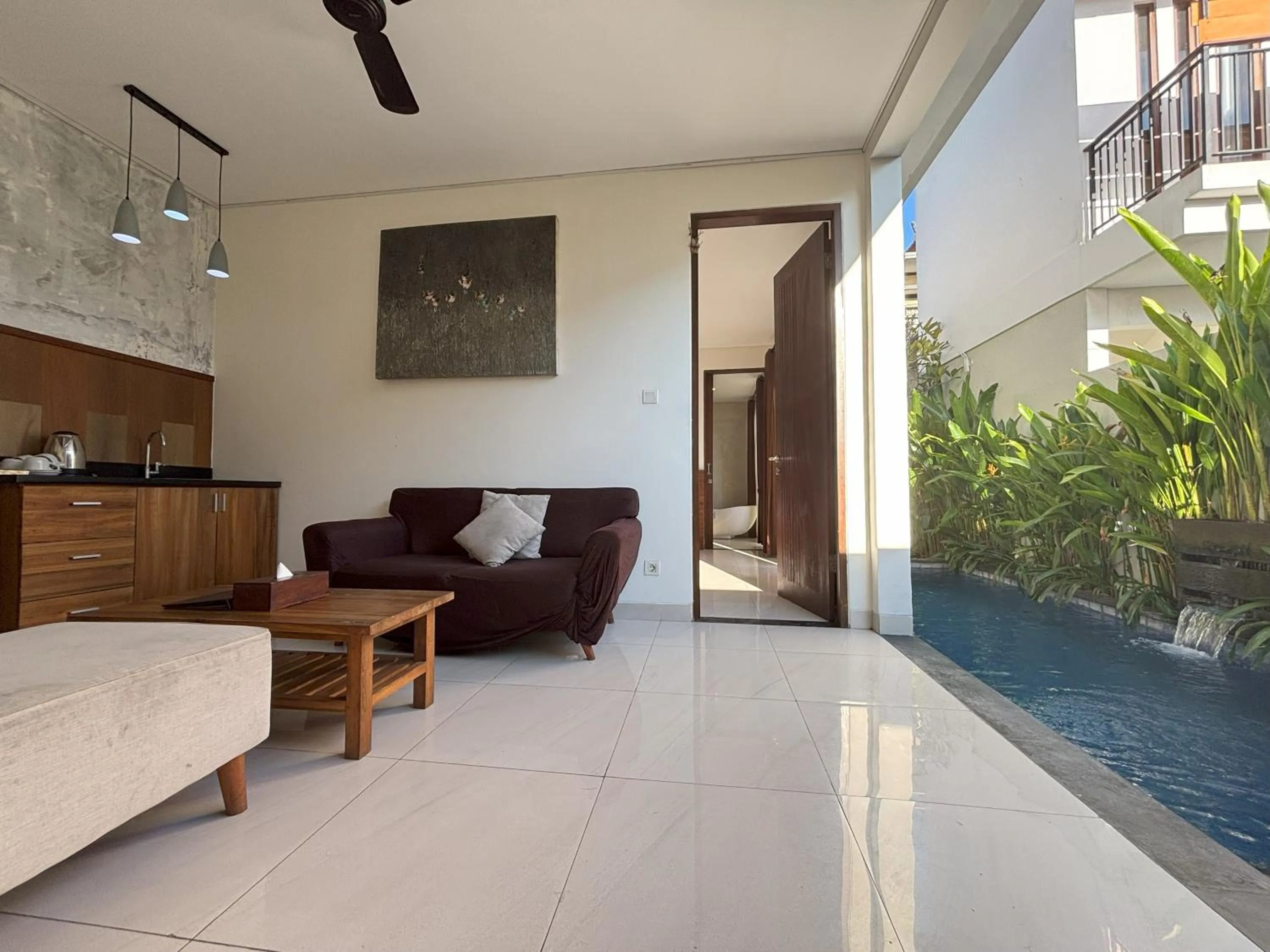Living room in The Calna Villa Bali
