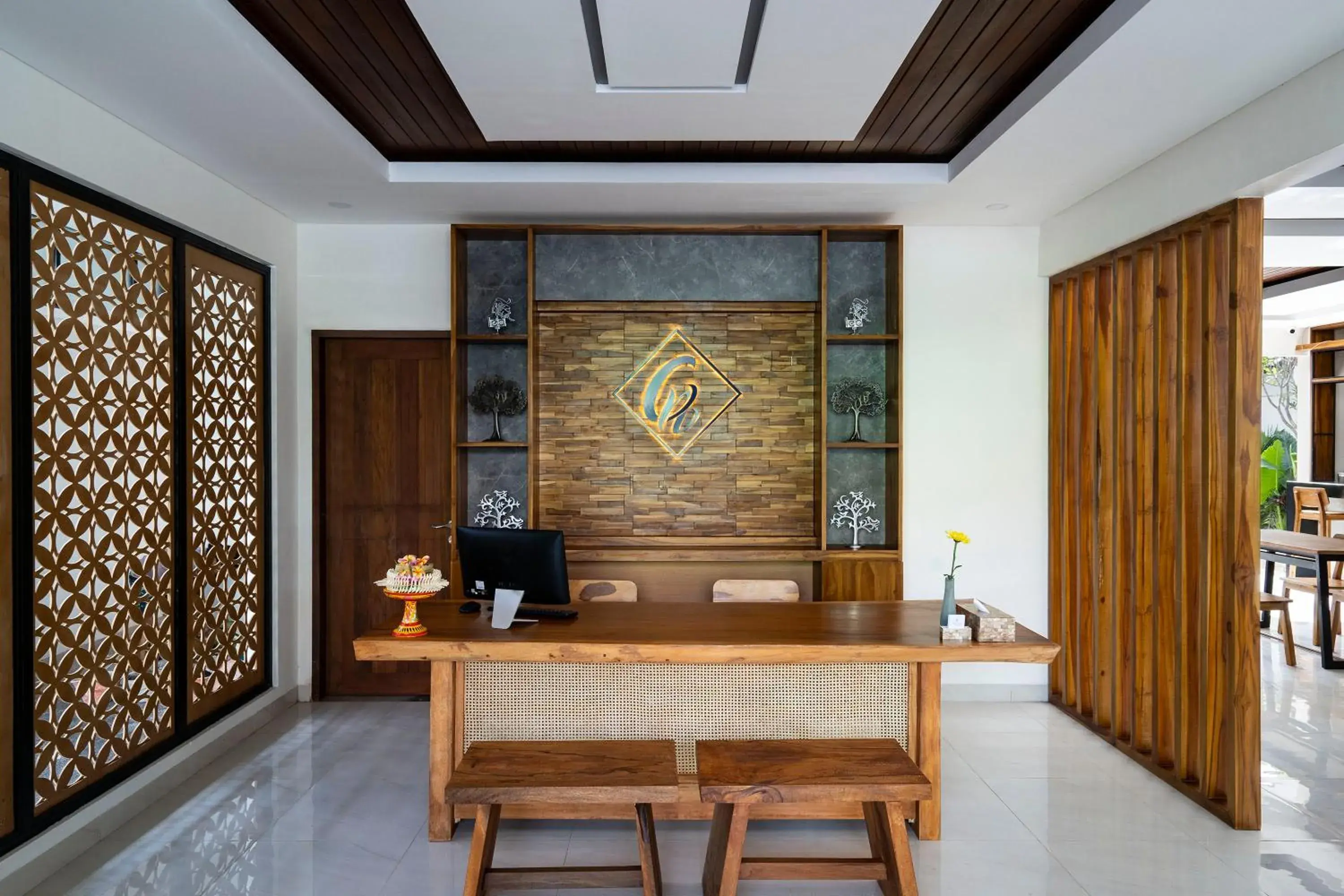 Lobby or reception in The Calna Villa Bali Lobby or reception in The Calna Villa Bali