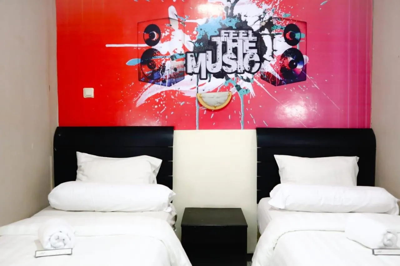 Bed in Votel Hotel Tulungagung