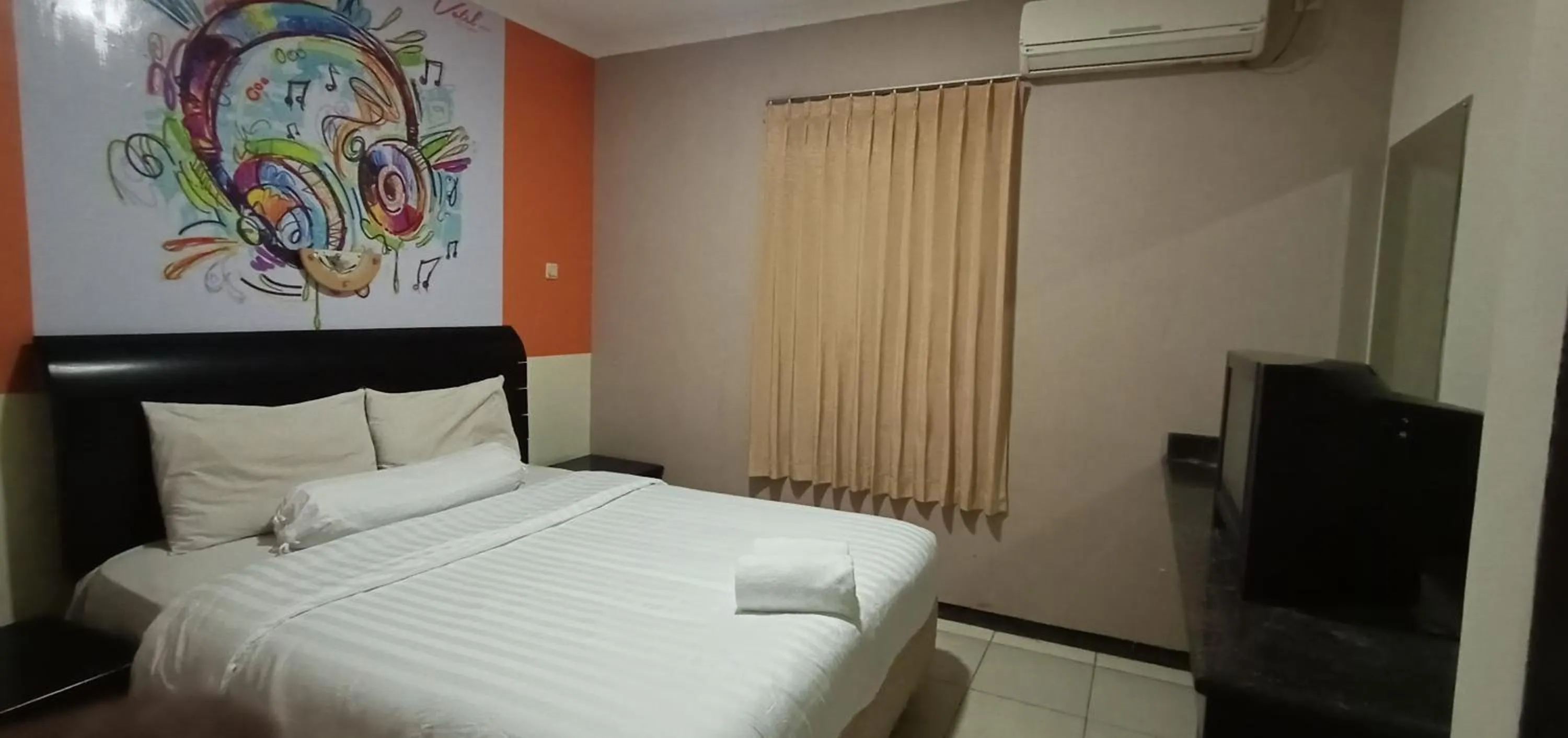 Bed in Votel Hotel Tulungagung