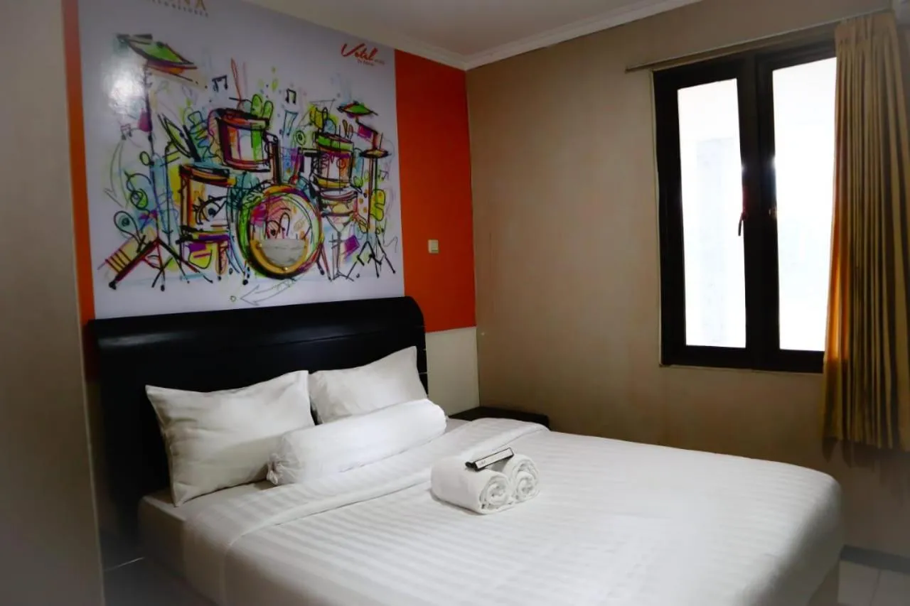Bed in Votel Hotel Tulungagung