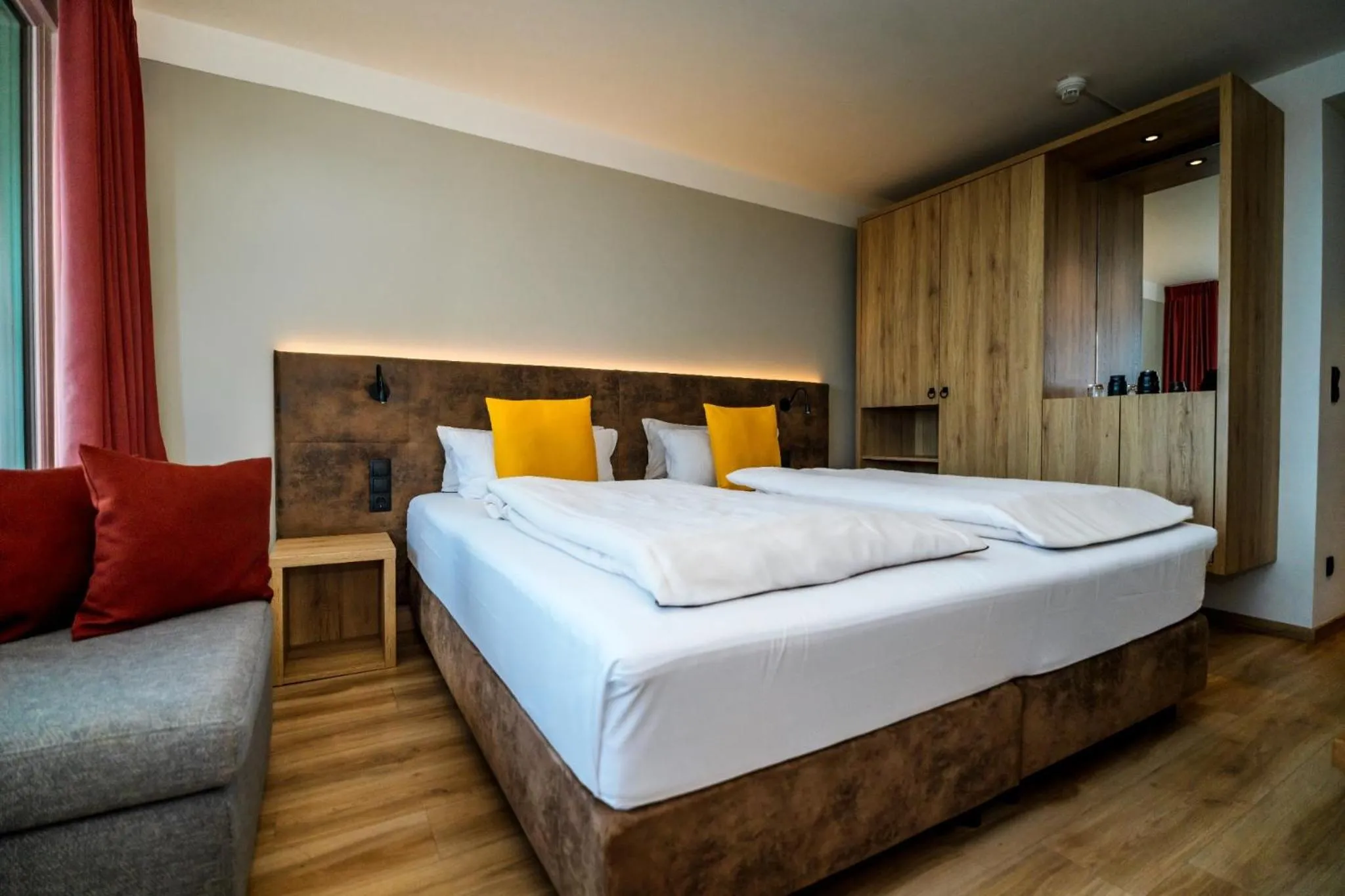 Bed in Ostseehotel Midgard in Damp