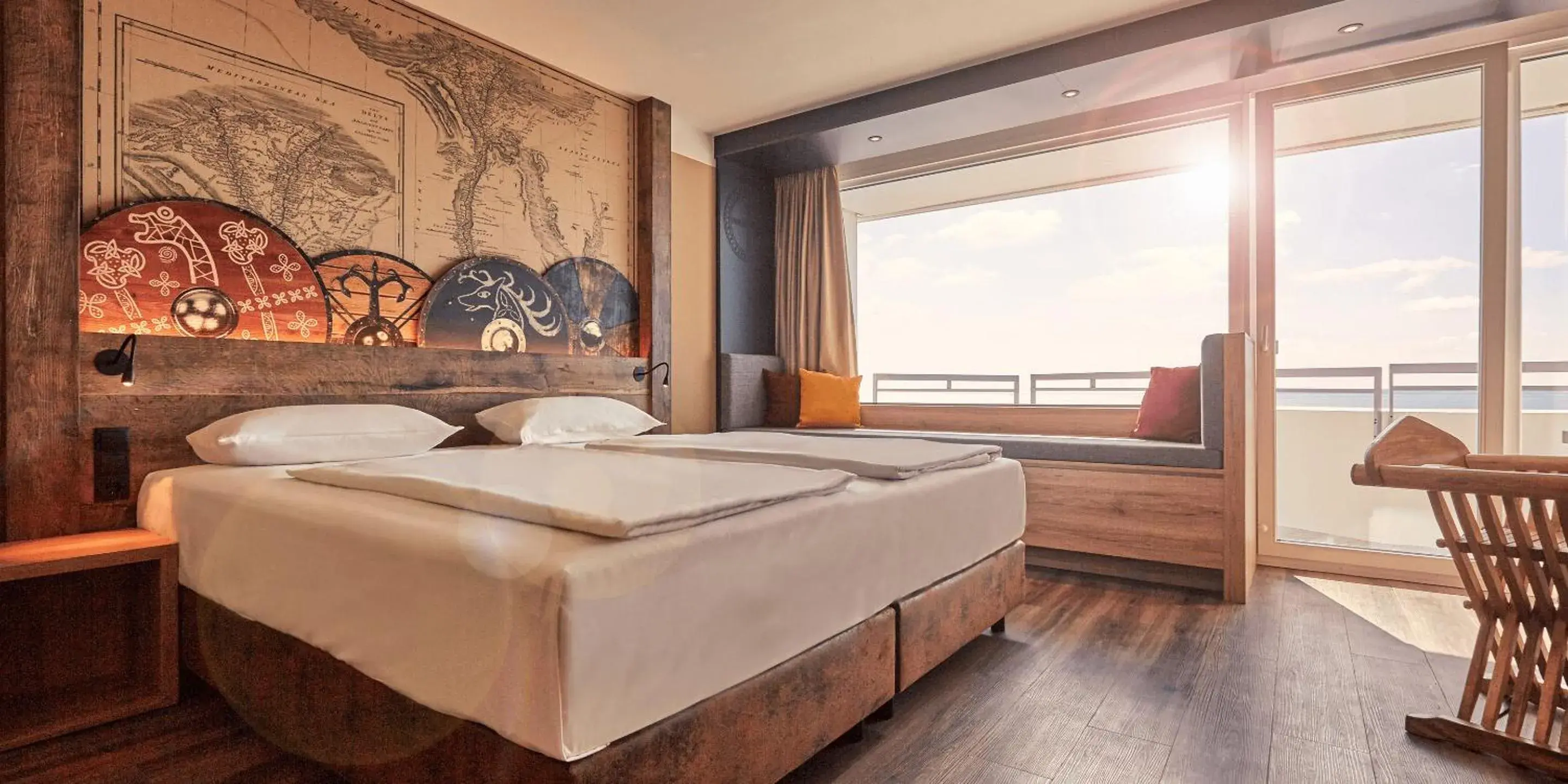 Superior Double Room with Sea View - single occupancy in Ostseehotel Midgard in Damp Superior Double Room with Sea View - single occupancy in Ostseehotel Midgard in Damp