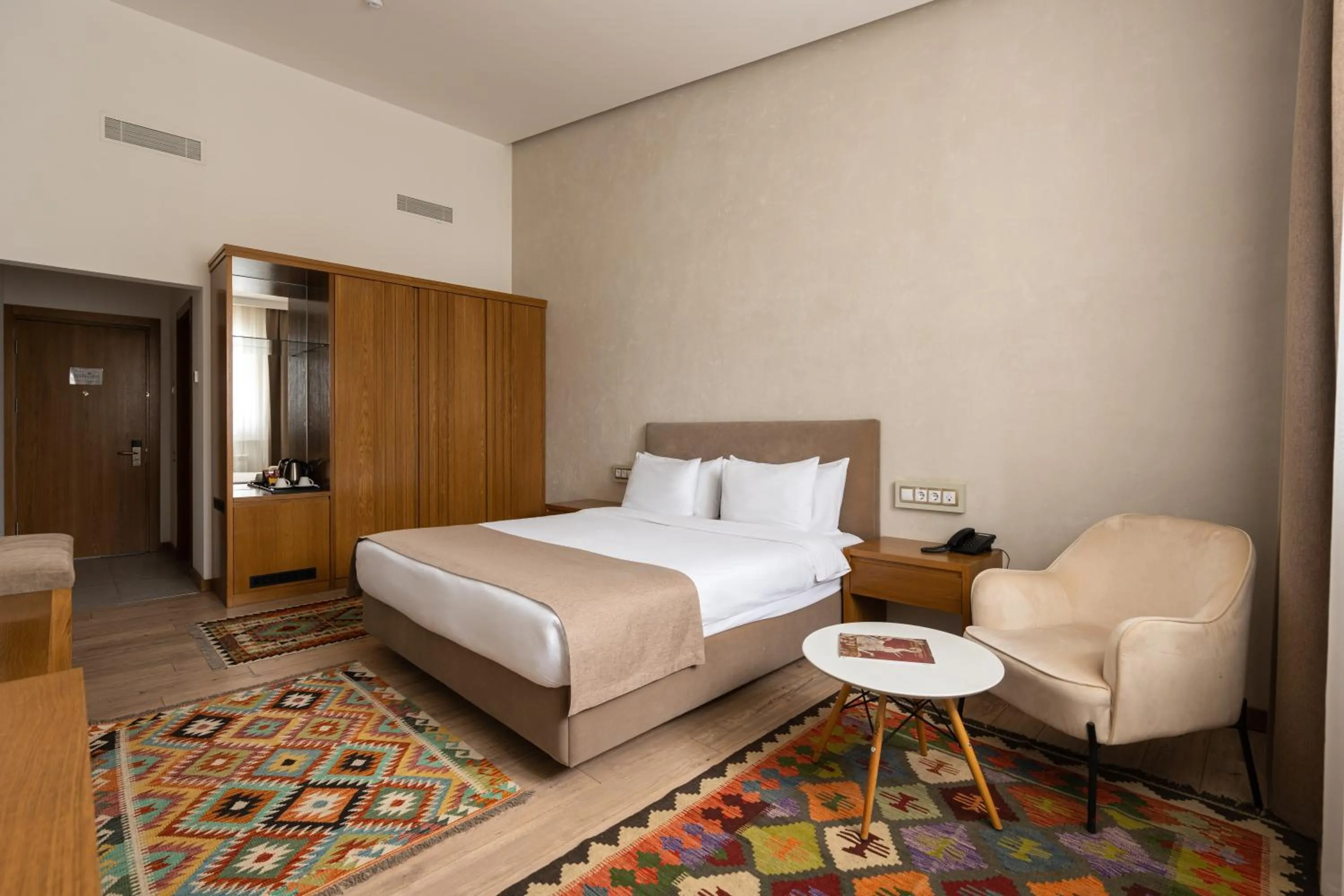 Bed in HOTEL MODERNO & Spa