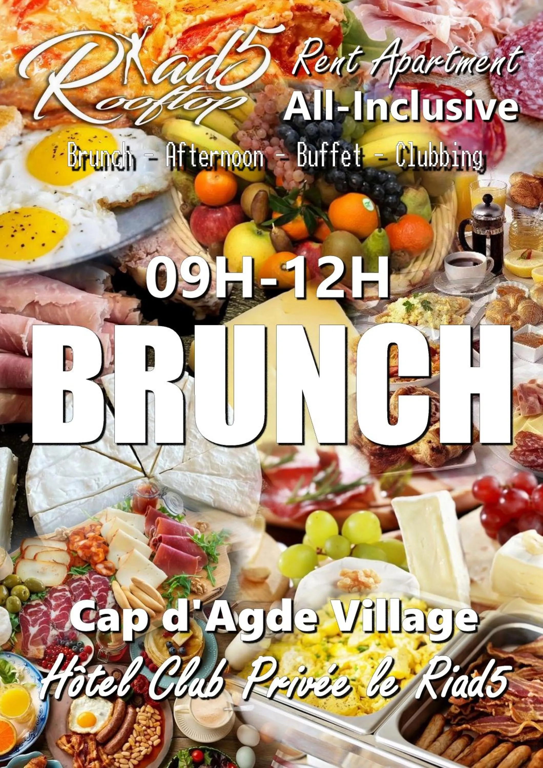 Restaurant/places to eat in Hôtel Riad 5 Studio Cap Libertin Village Naturiste