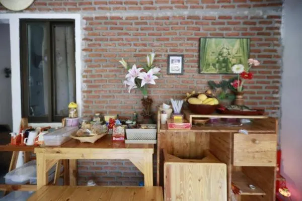 Dining area in Banana Hostel Donmuang