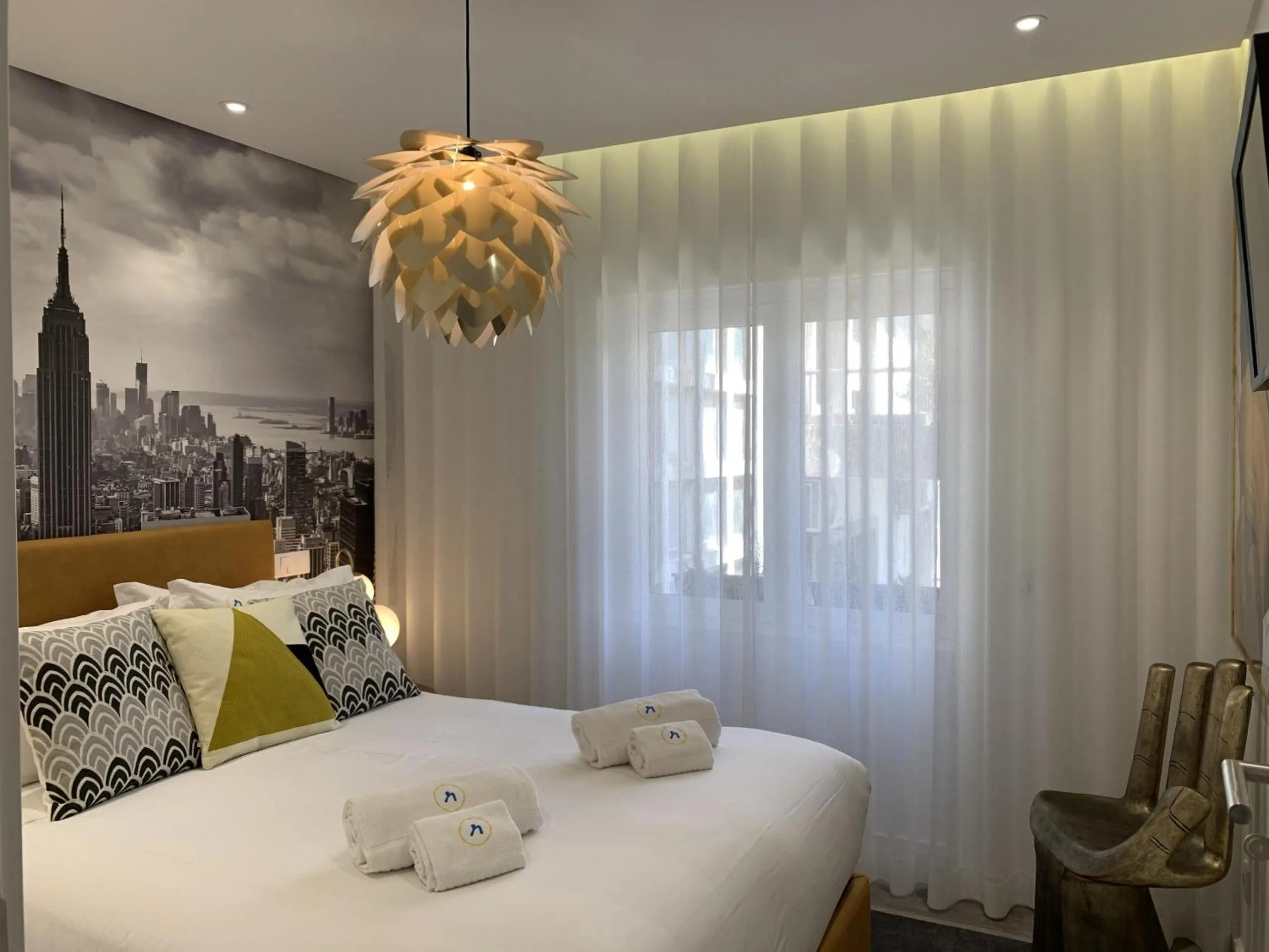 Bed in FLH Cascais Downtown Premium Apartment I