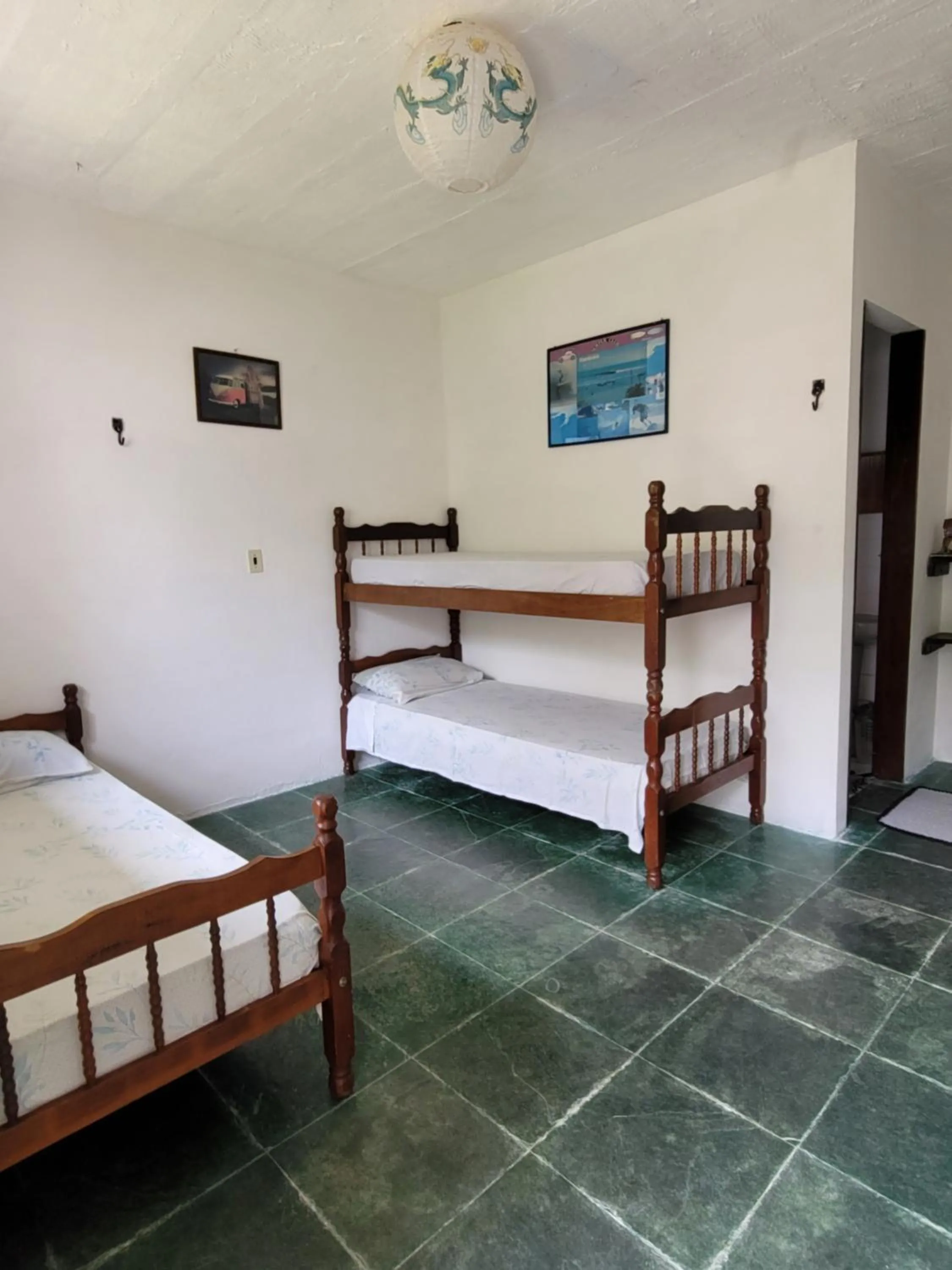 Bed in Araribé Pousada