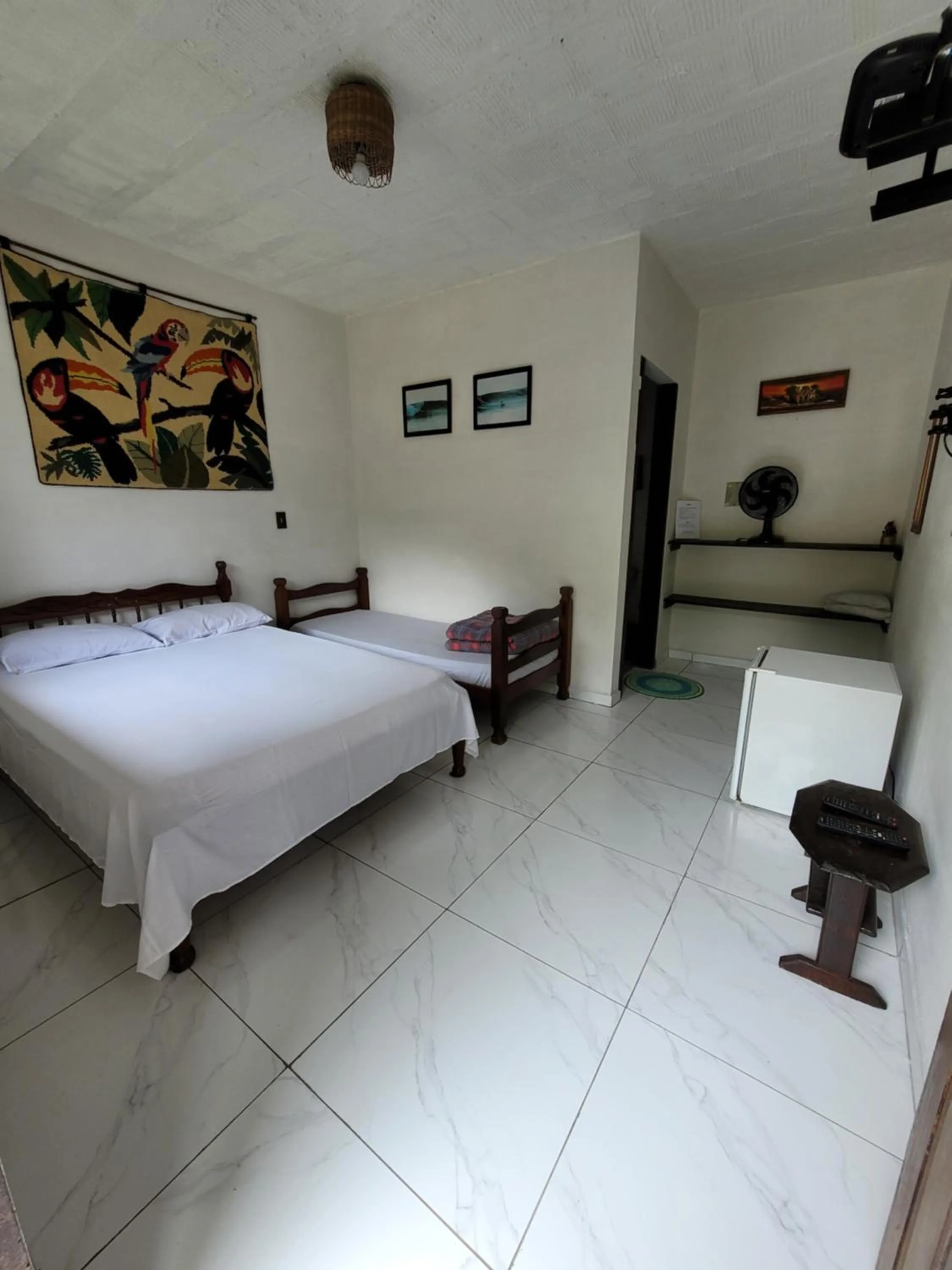 Bed in Araribé Pousada