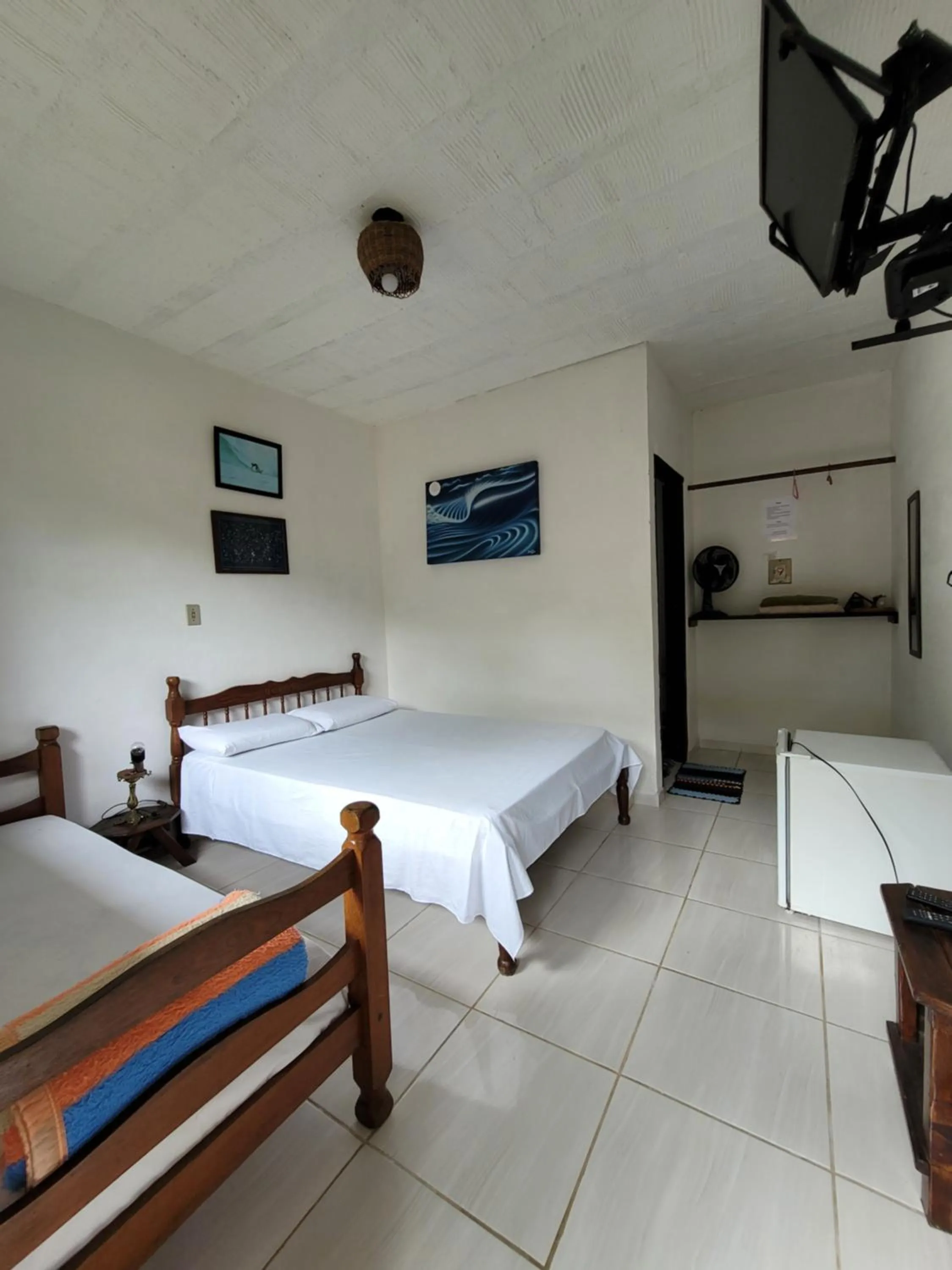 Bed in Araribé Pousada