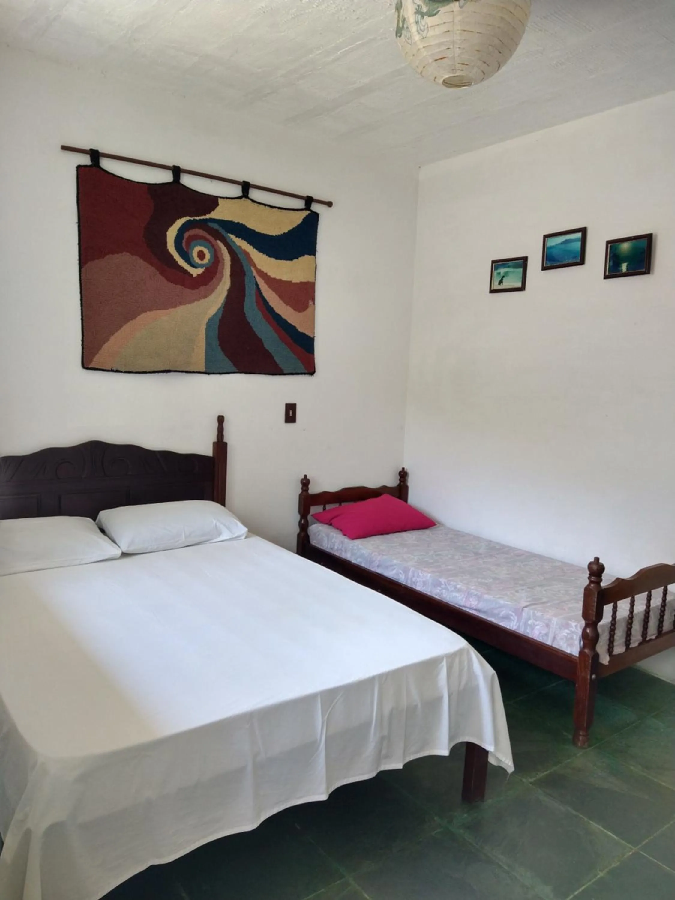 Bed in Araribé Pousada