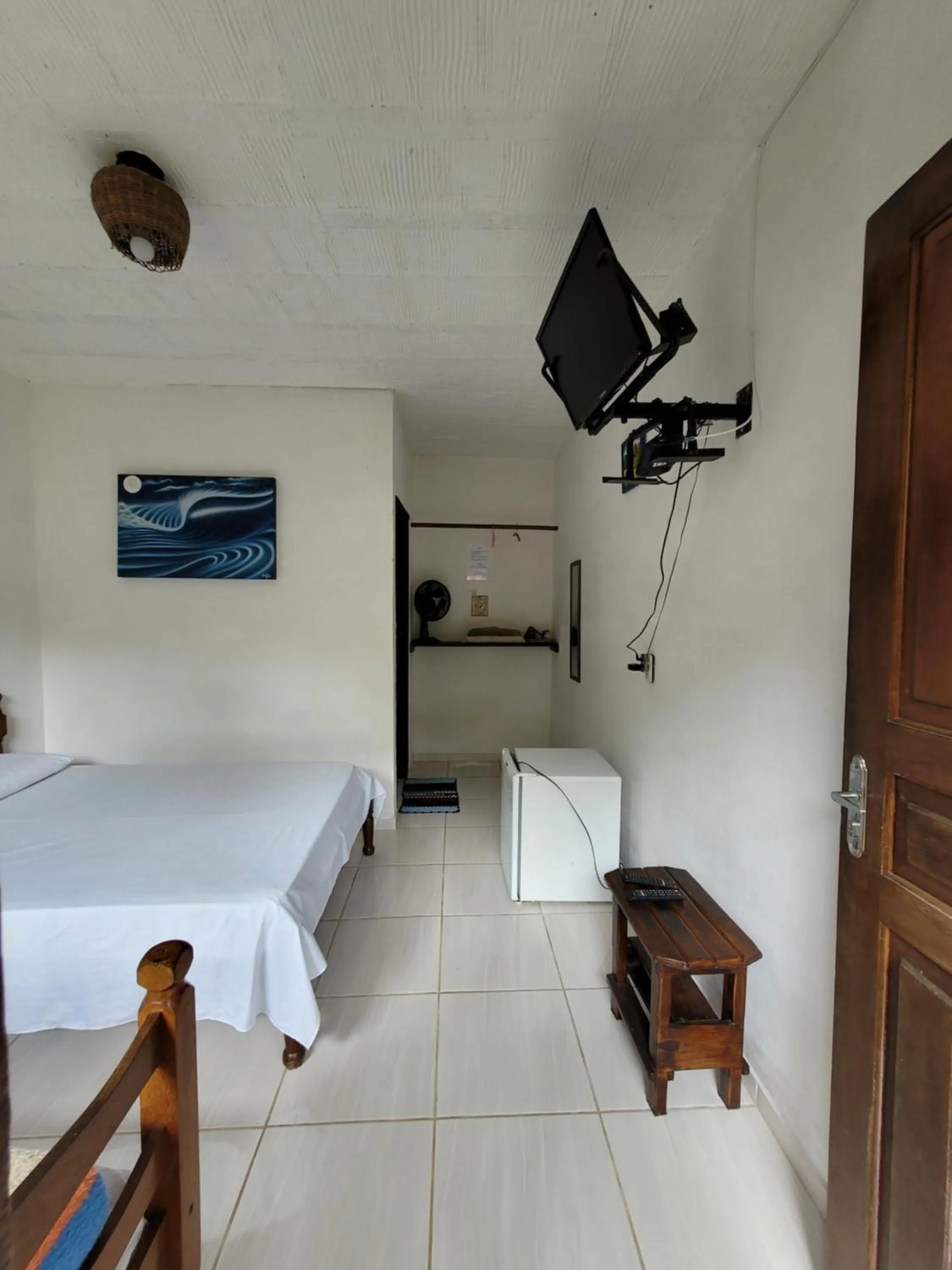 Bed in Araribé Pousada