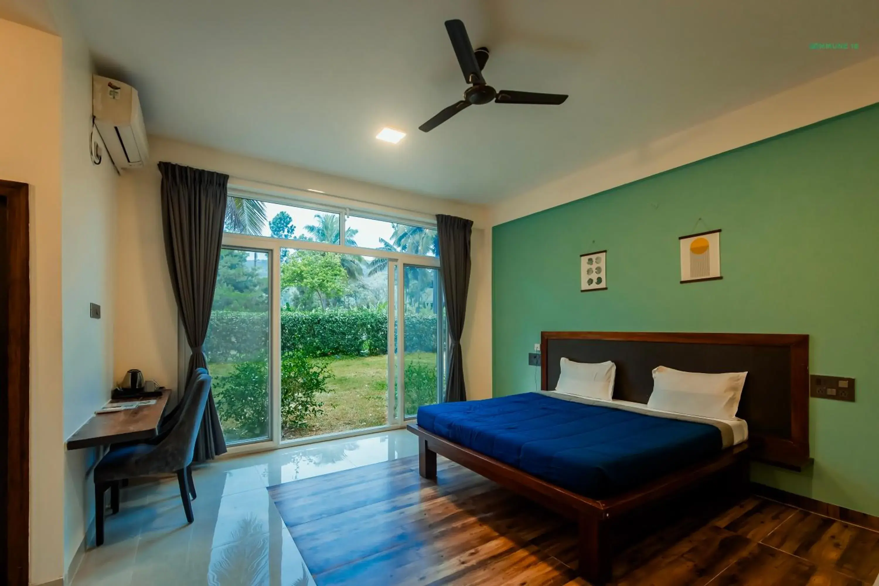 Double Room with Garden View in Commune18 Resort Chikmagalur Double Room with Garden View in Commune18 Resort Chikmagalur