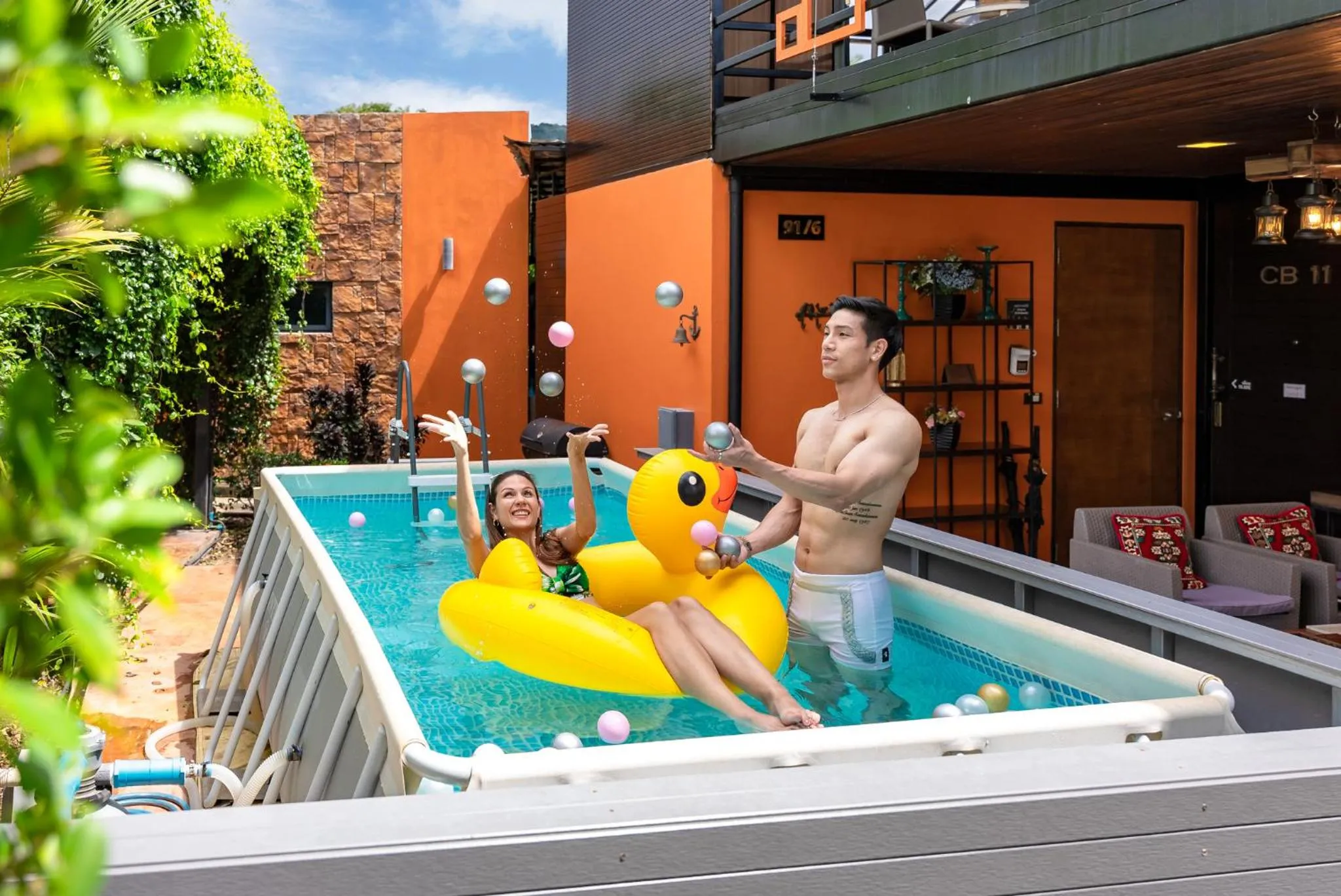 Swimming pool in The Air Khaoyai Hotel