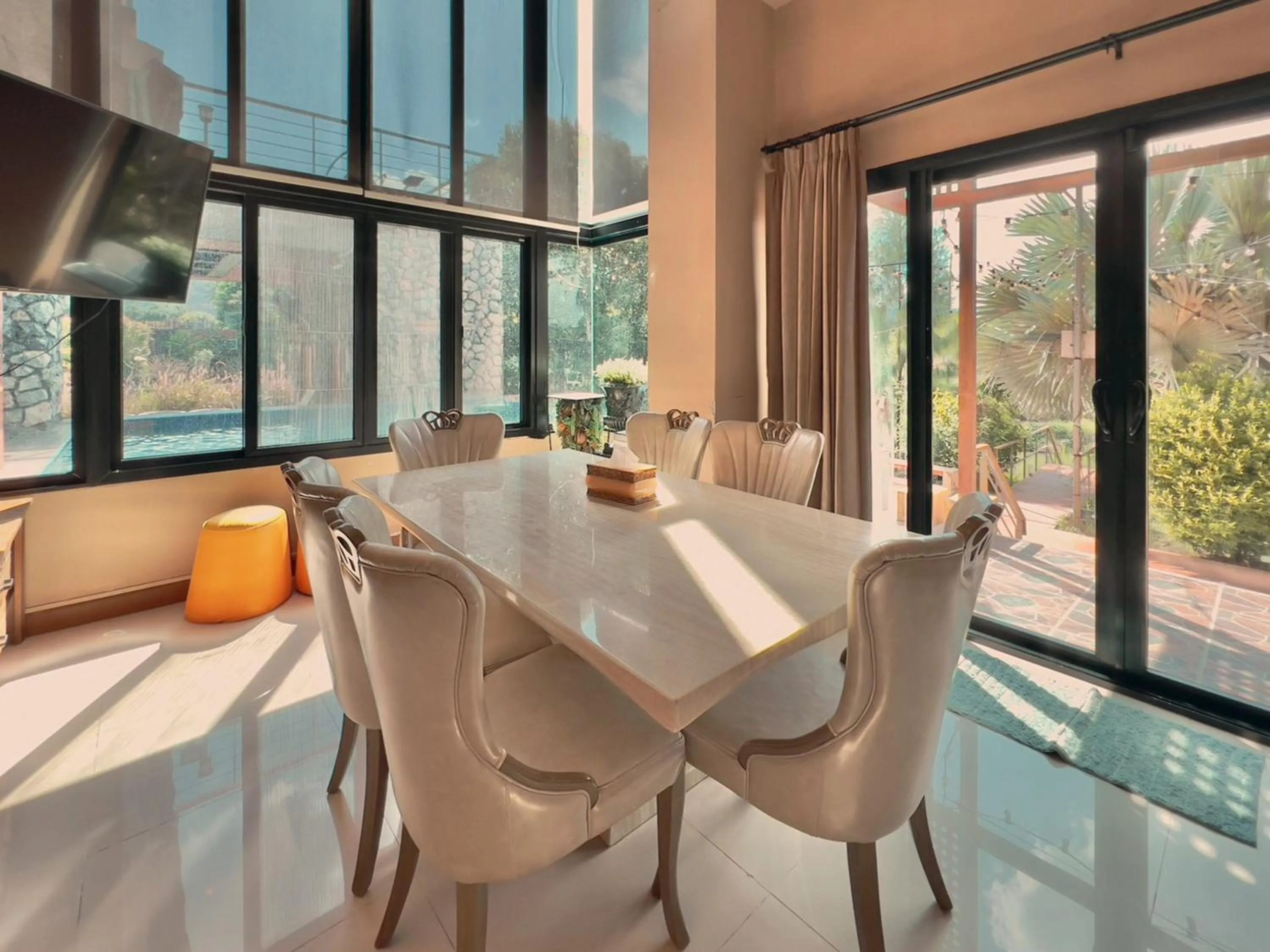 Dining area in The Air Khaoyai Hotel