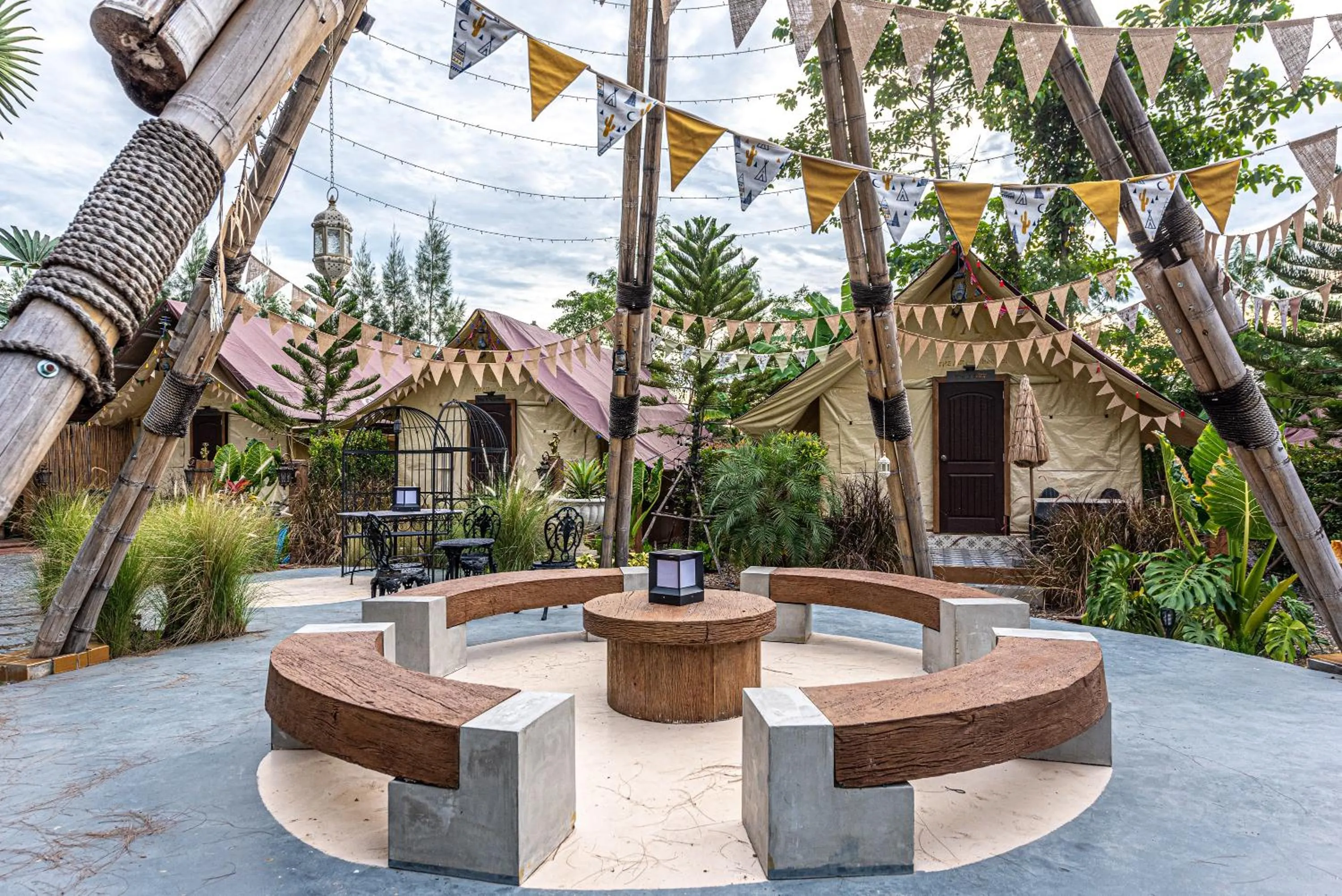 Patio in The Air Khaoyai Hotel