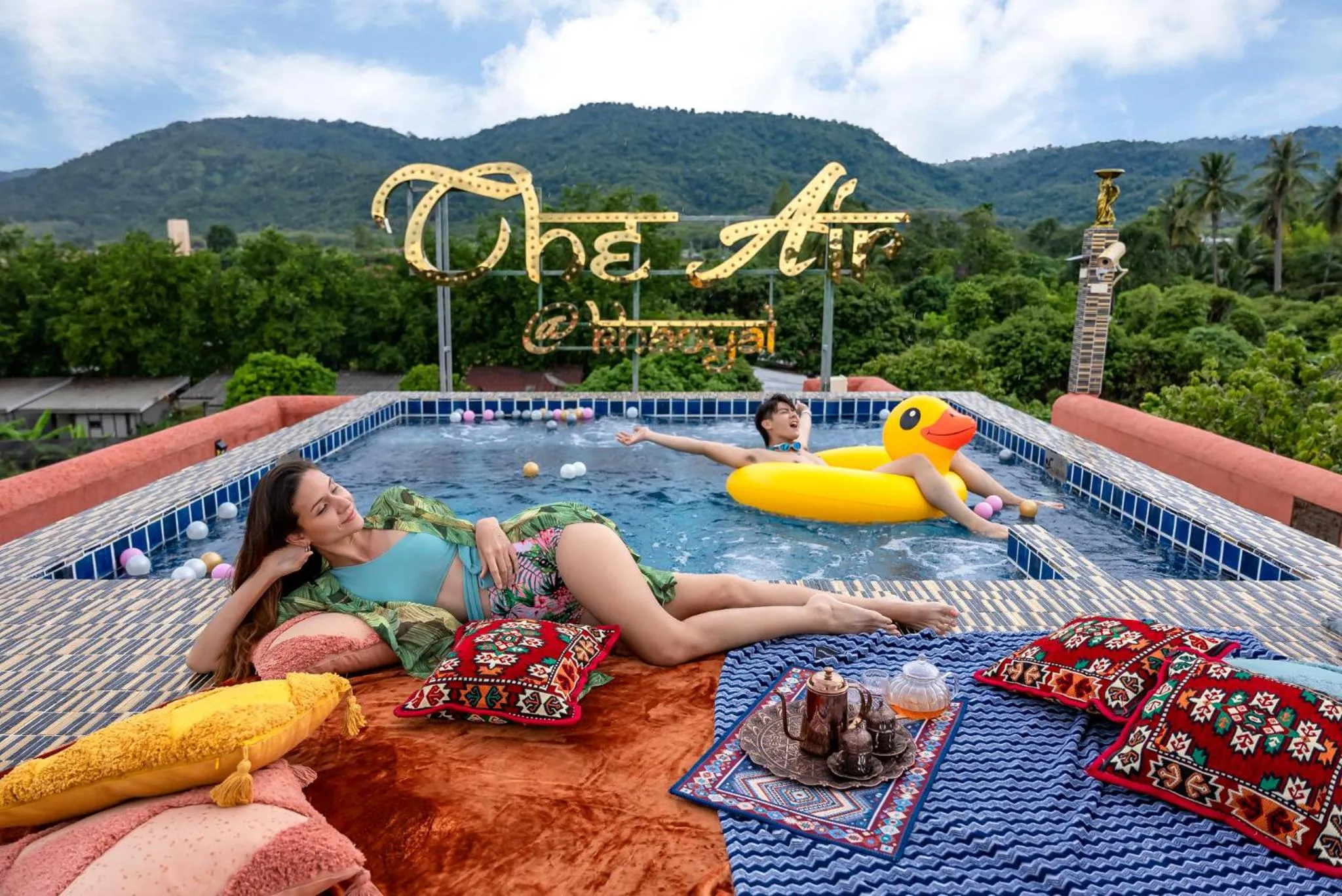 Swimming pool in The Air Khaoyai Hotel