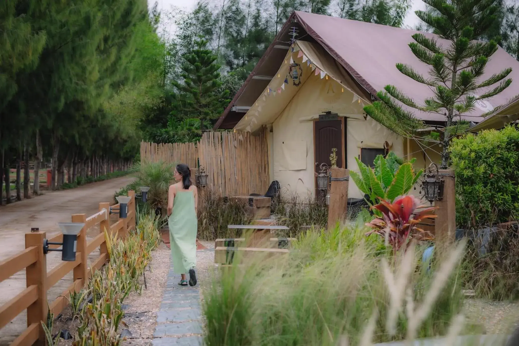 Garden view in The Air Khaoyai Hotel Garden view in The Air Khaoyai Hotel