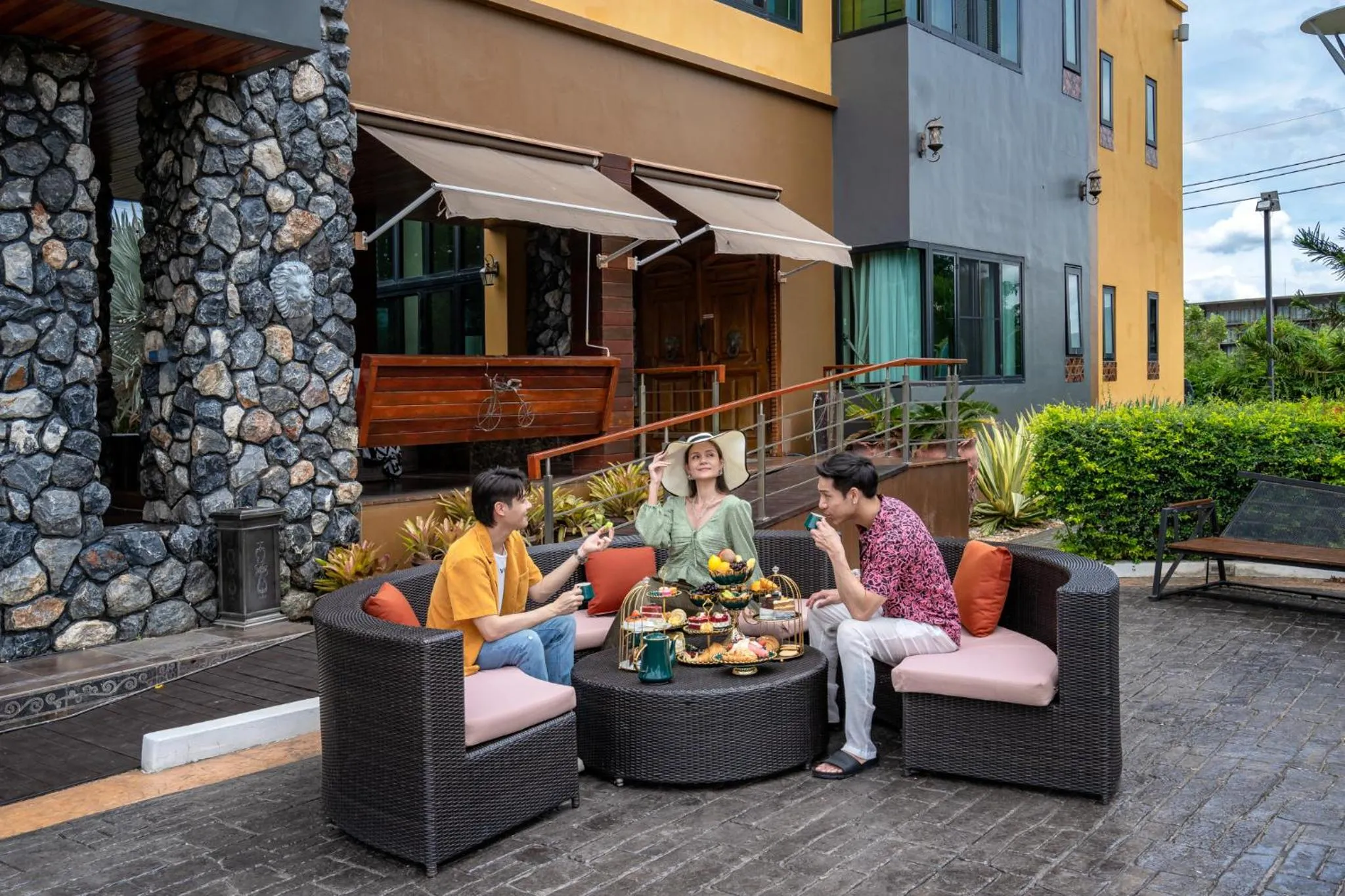Seating area in The Air Khaoyai Hotel