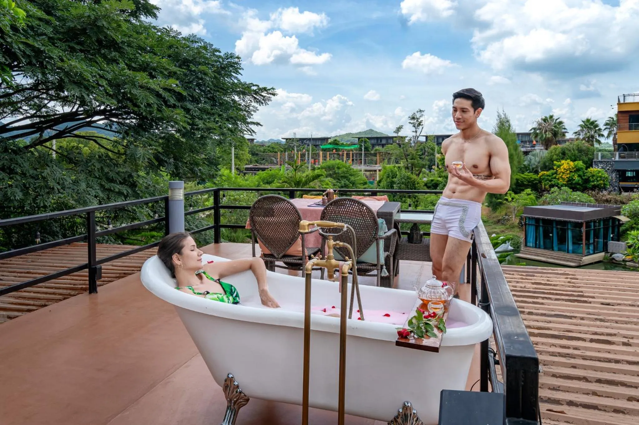 Bath in The Air Khaoyai Hotel