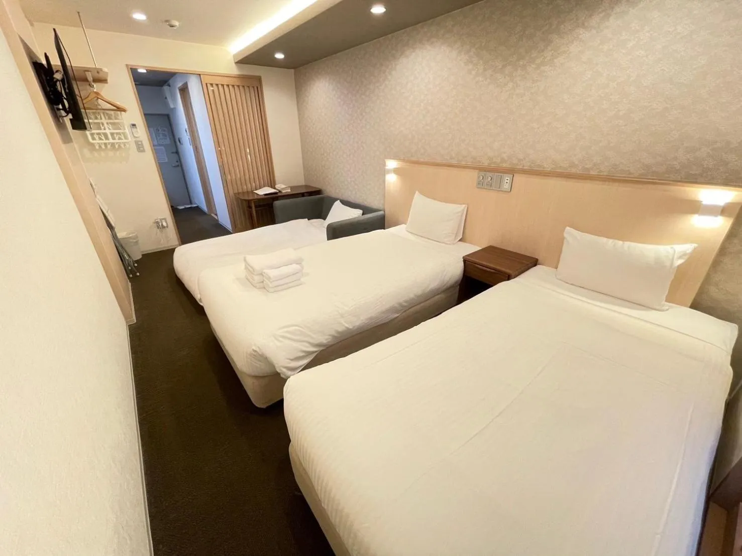 Bed in HIZ HOTEL Gion-Shirakawa