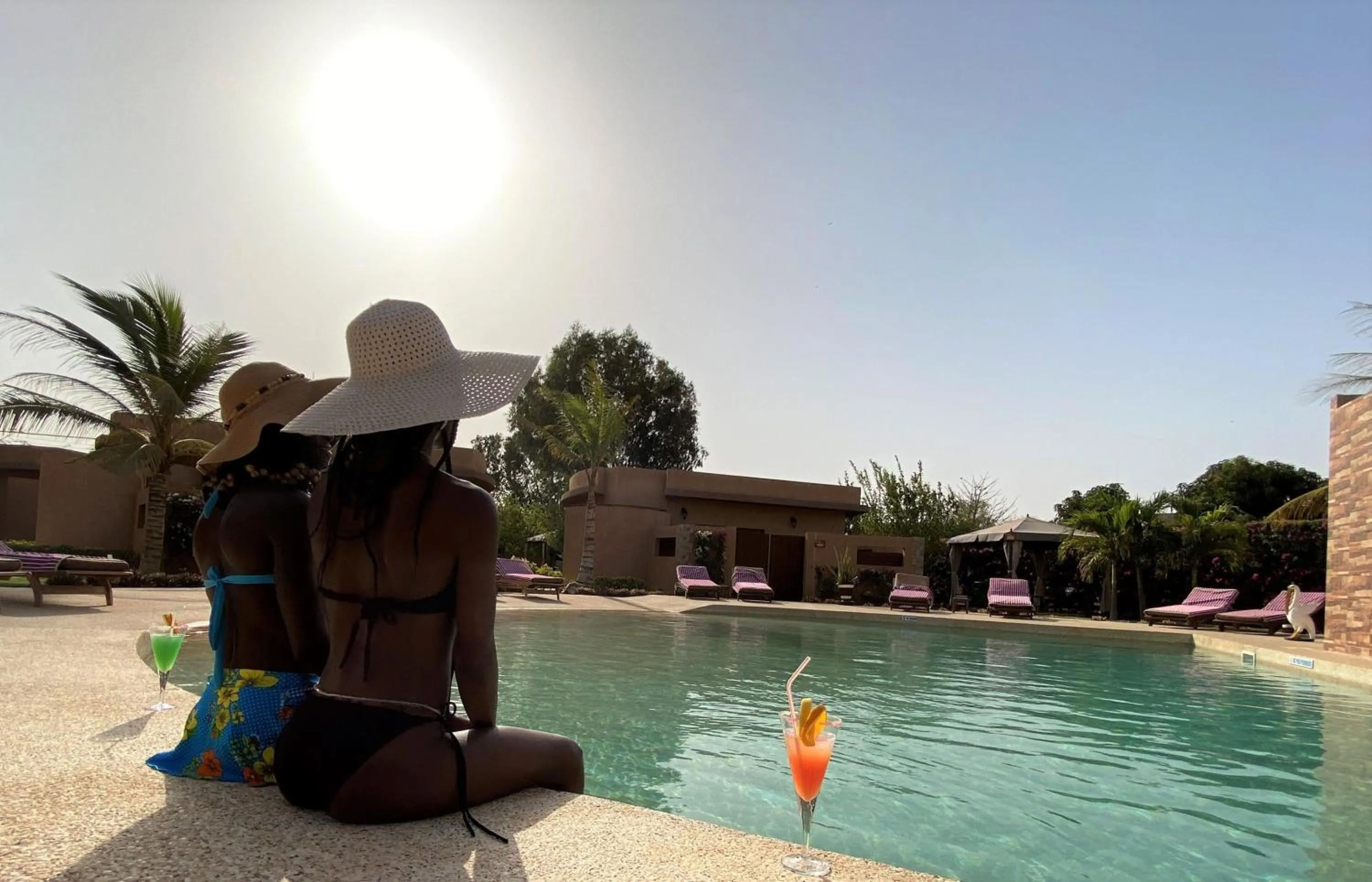 Pool view in Hôtel La Belle Etoile & SPA