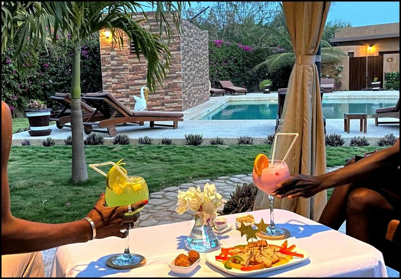 Swimming pool in Hôtel La Belle Etoile & SPA