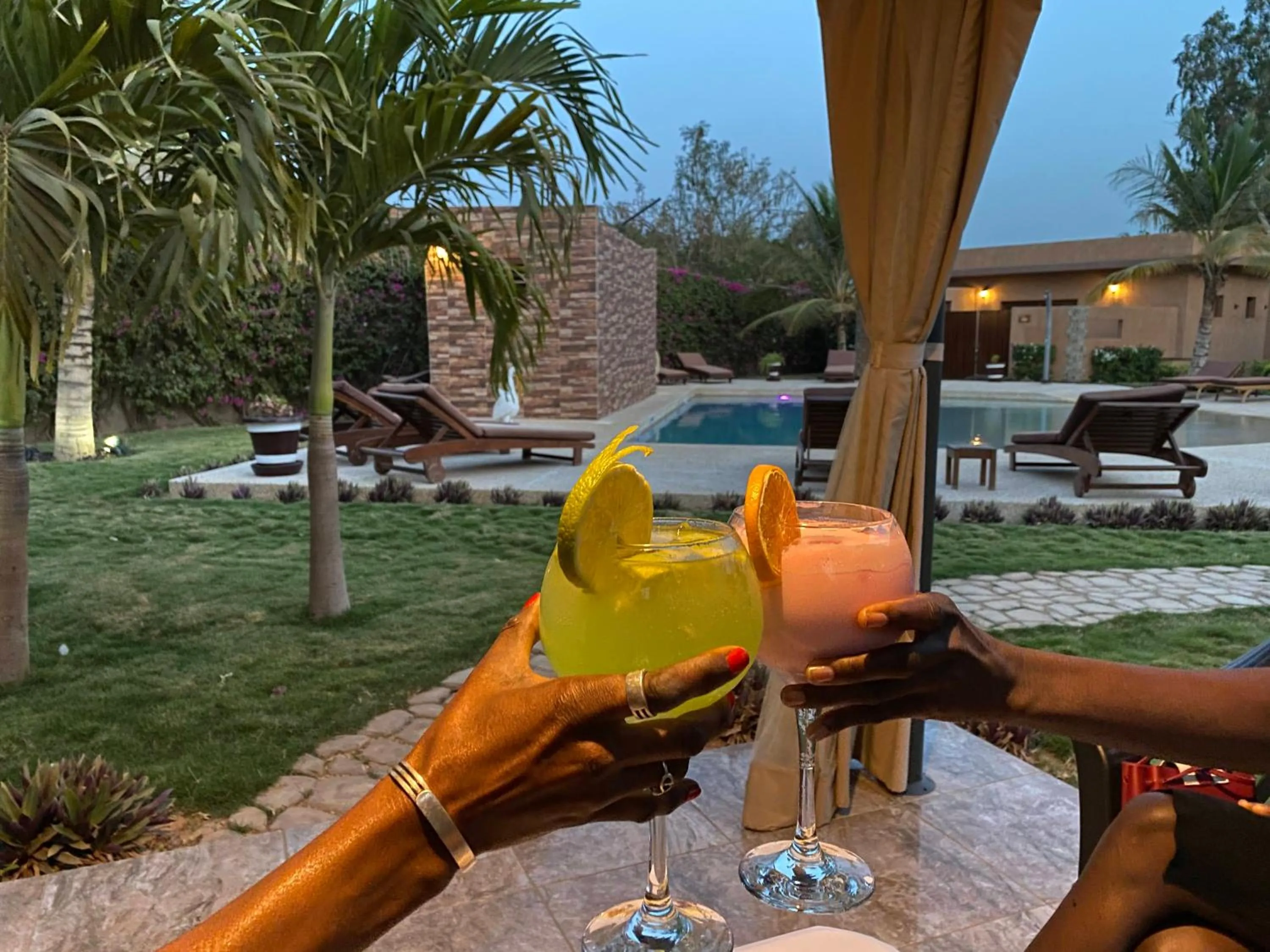 Garden in Hôtel La Belle Etoile & SPA