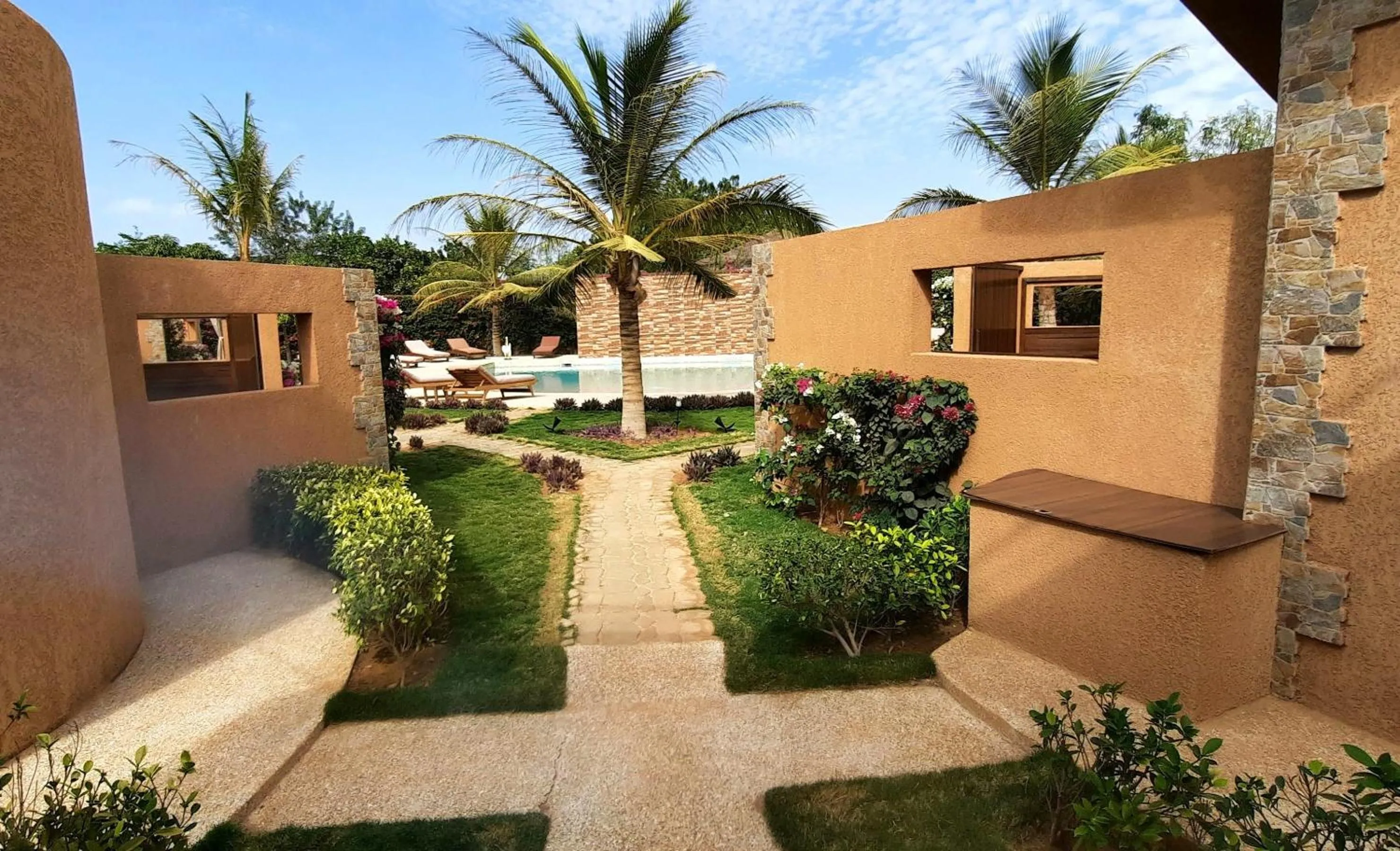 Garden in Hôtel La Belle Etoile & SPA