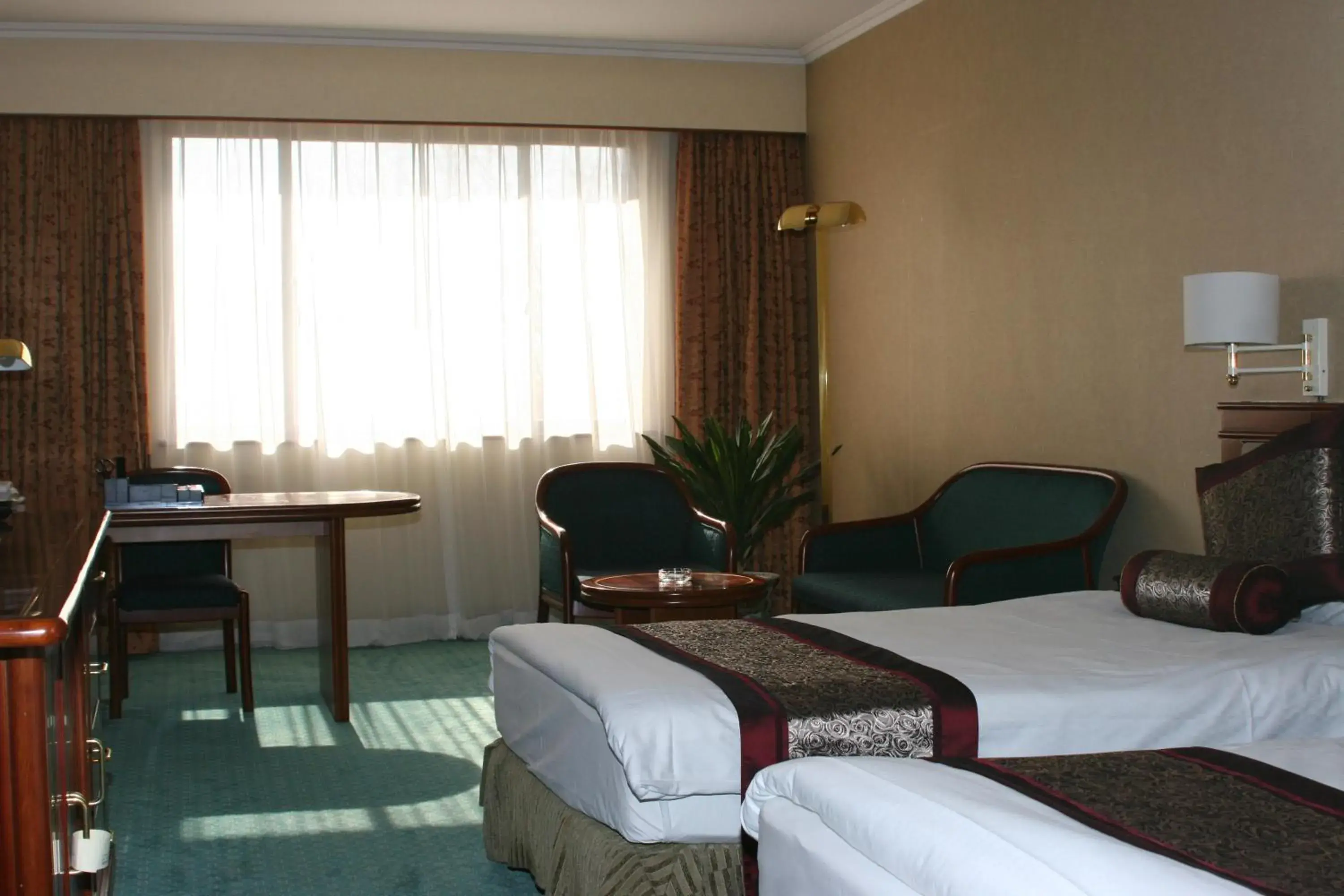 Bed in CITIC Hotel Beijing Airport Bed in CITIC Hotel Beijing Airport