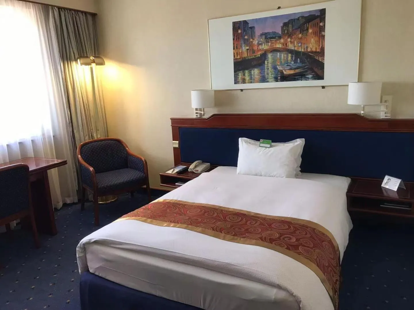 Bed in CITIC Hotel Beijing Airport