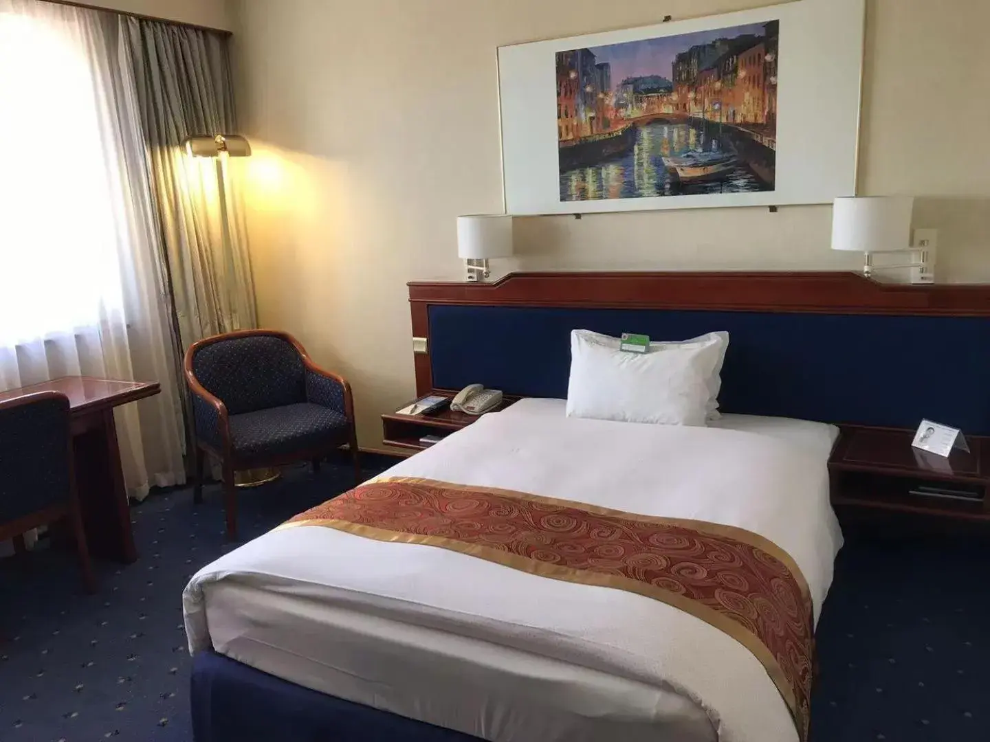 Bed in CITIC Hotel Beijing Airport Bed in CITIC Hotel Beijing Airport