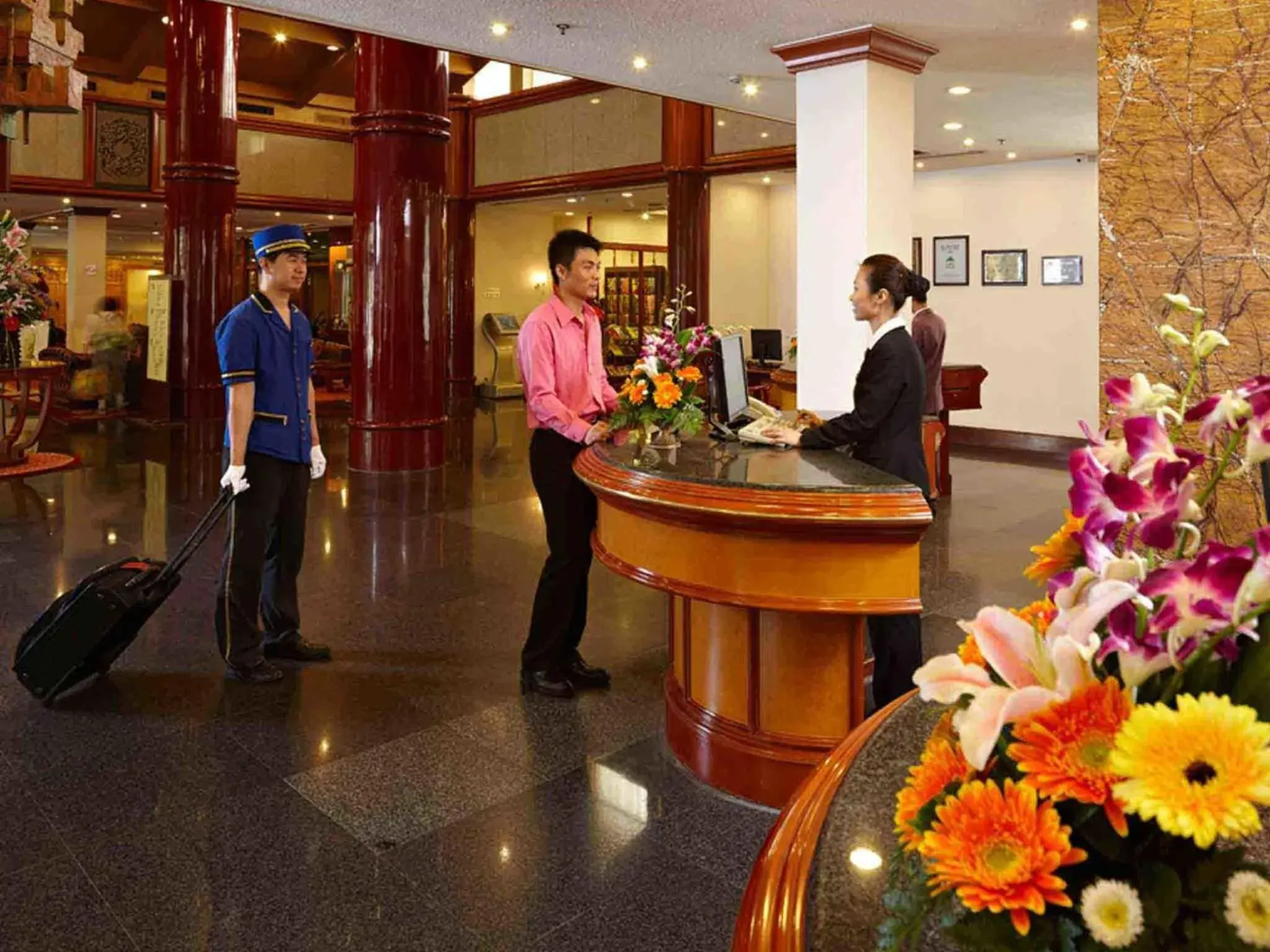 Lobby or reception in CITIC Hotel Beijing Airport Lobby or reception in CITIC Hotel Beijing Airport