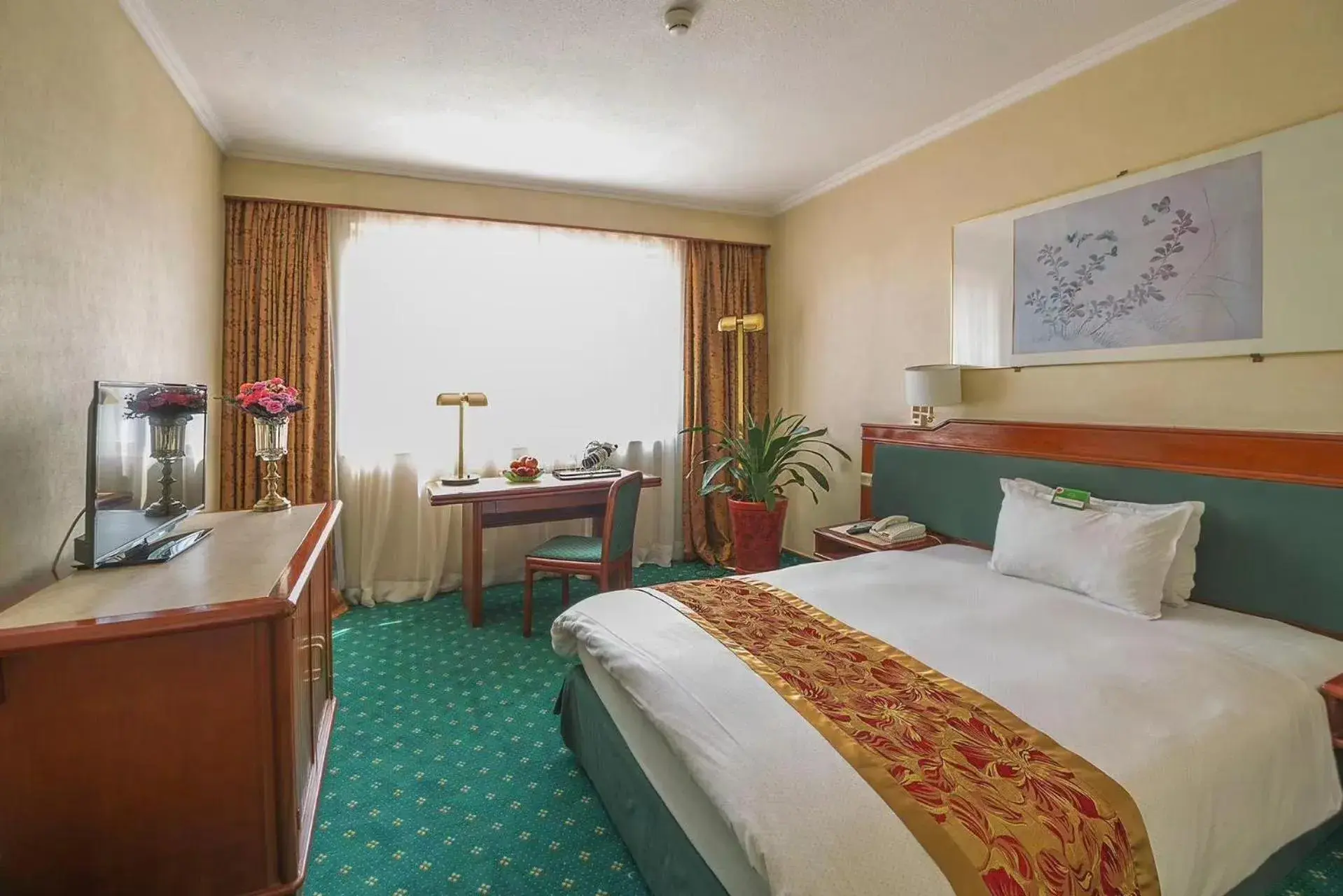 Bed in CITIC Hotel Beijing Airport Bed in CITIC Hotel Beijing Airport