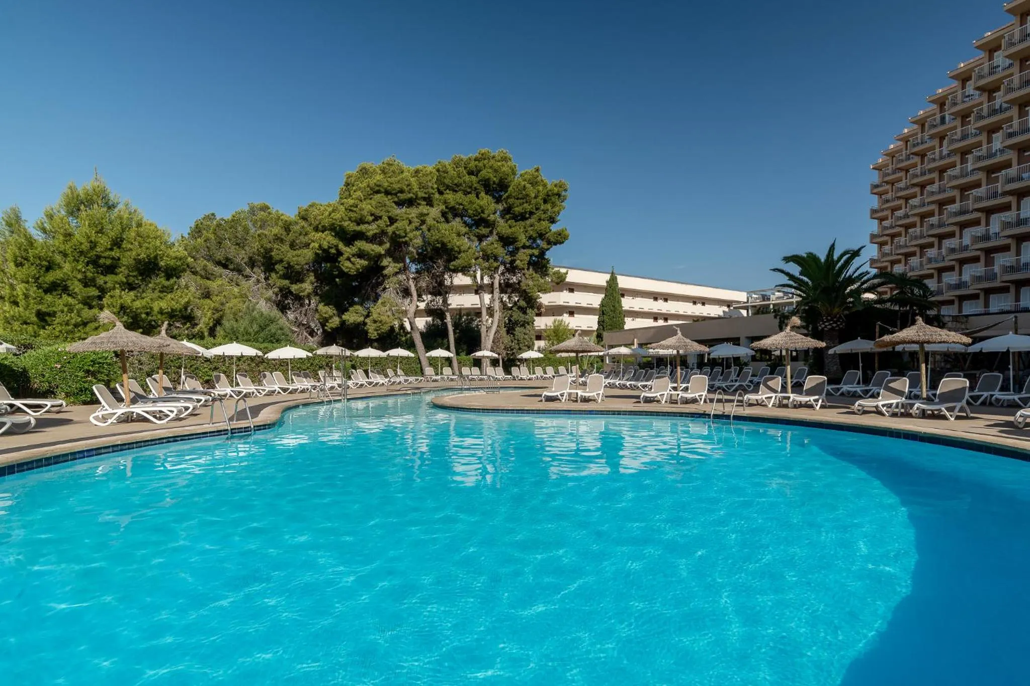 Swimming pool in tent Palmanova