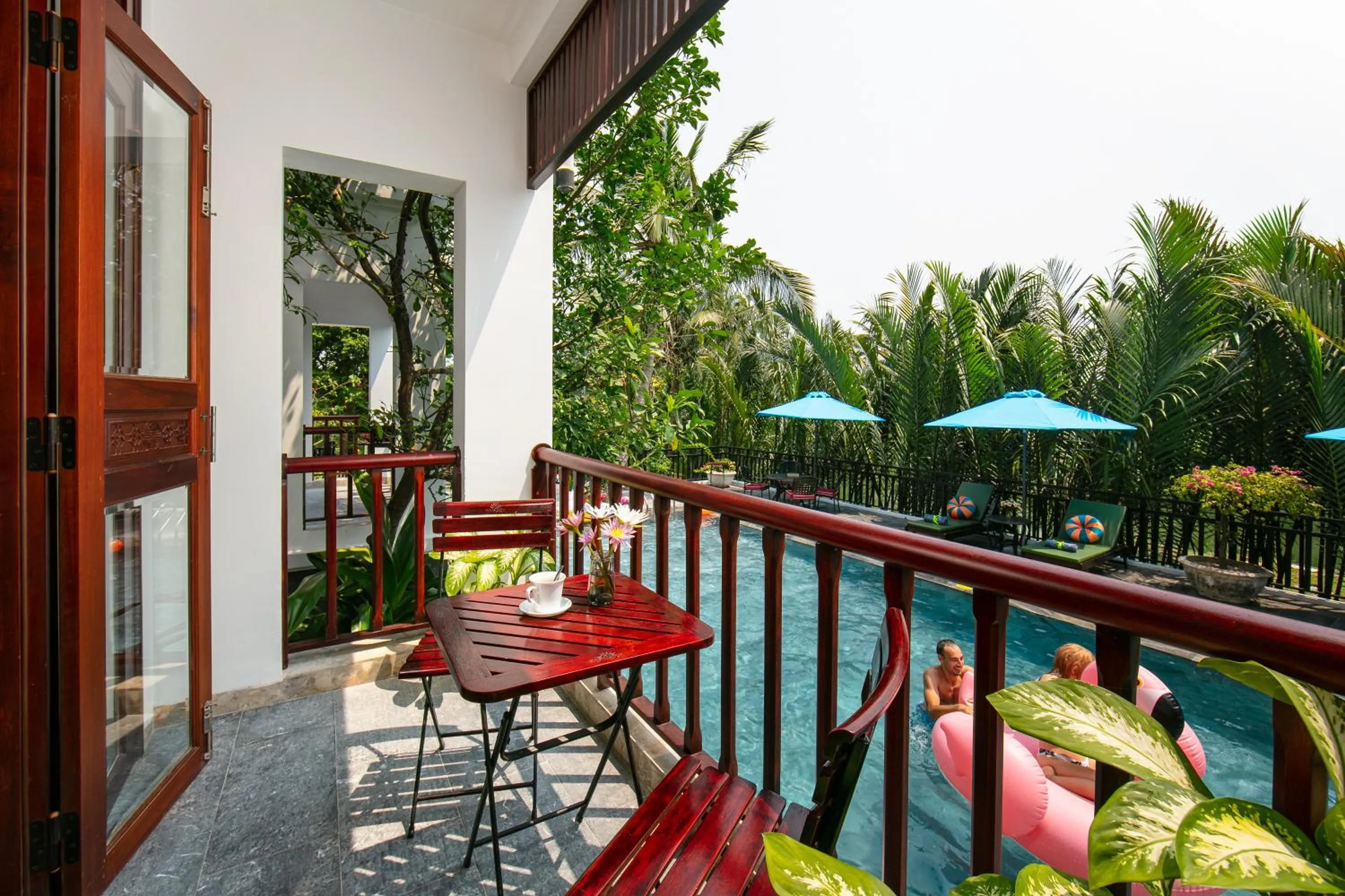 Balcony/Terrace in Hoi An Riverside Villas & Apartments