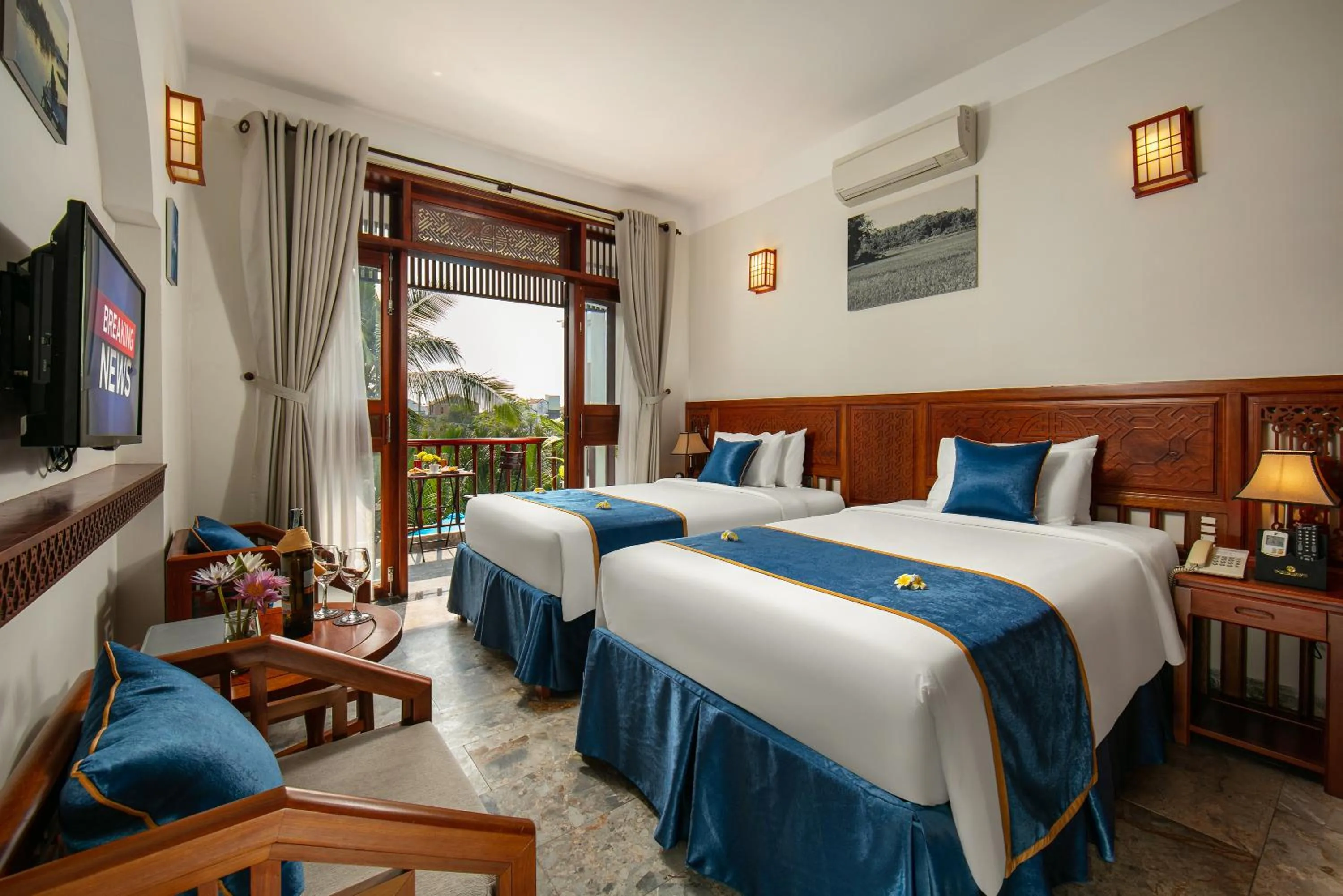 Photo of the whole room, Bed in Hoi An Riverside Villas & Apartments